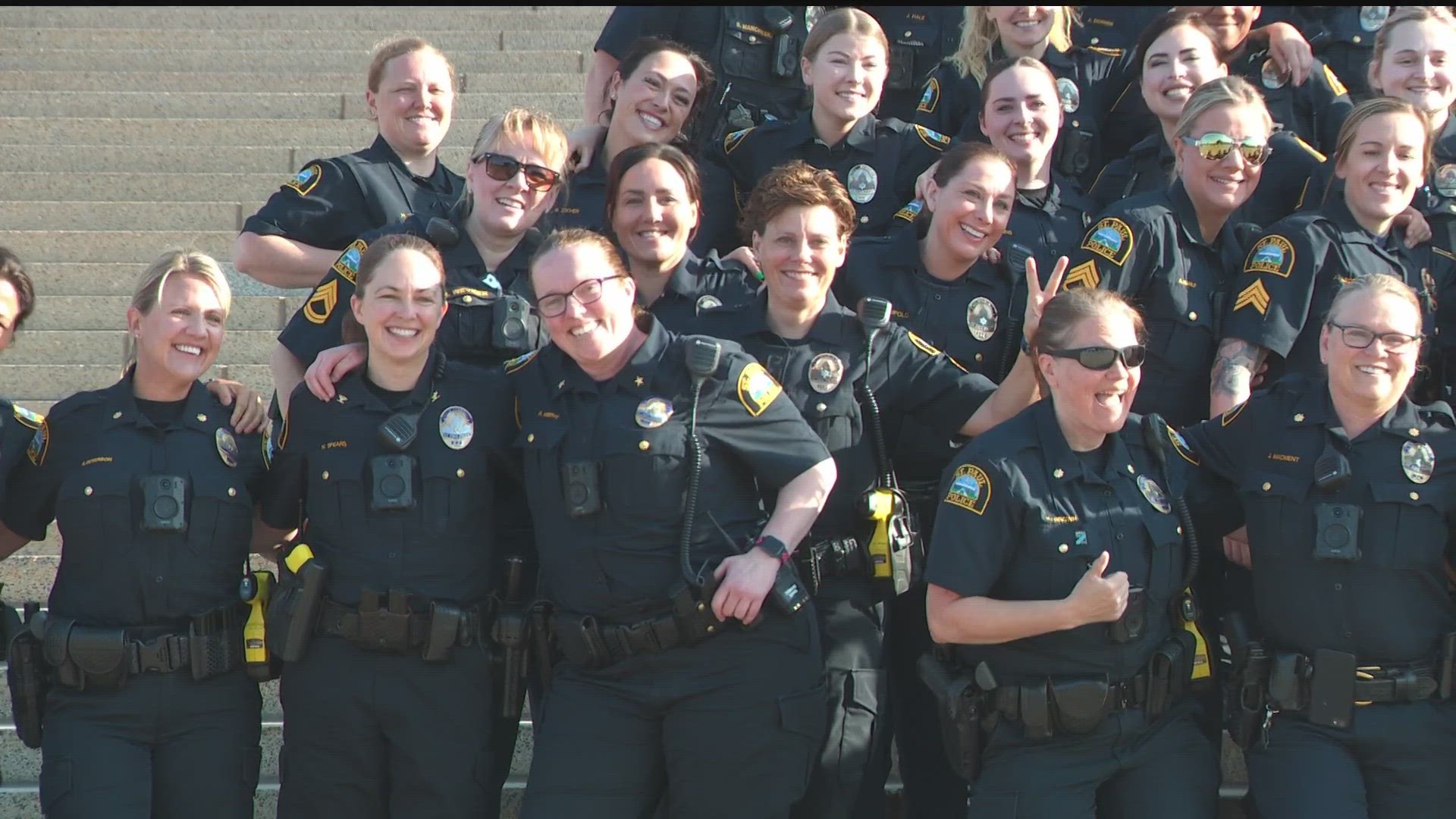 The department is looking to have 30 percent of its force be female officers by the year 2030.