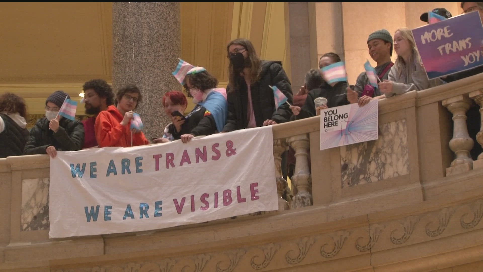 The Minn. Legislature's Queer Caucus garnered thunderous applause at Trans Day of Visibility rally. The event focused on the fight against transgender discrimination