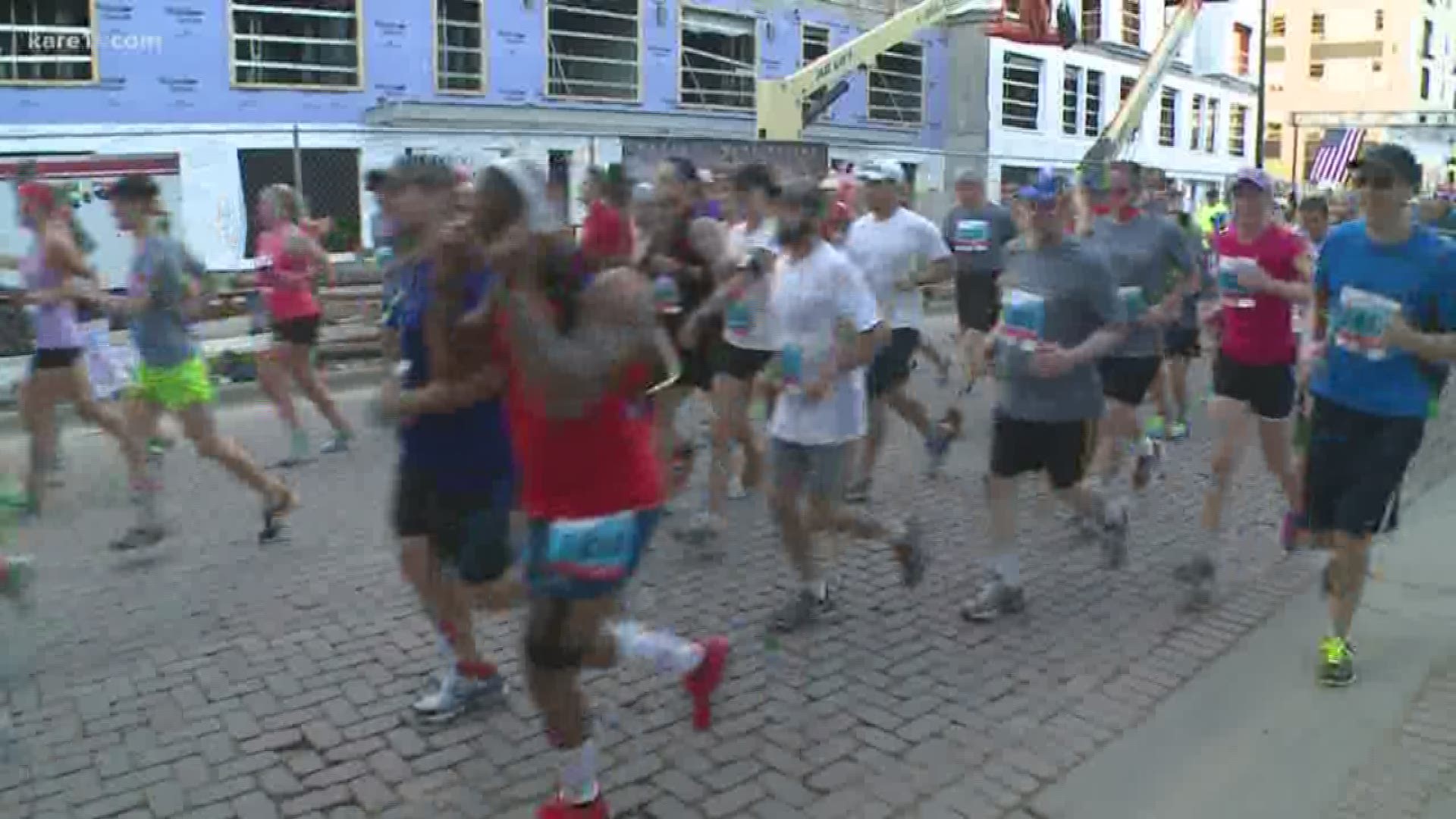 Following a morning race, the Red, White and Boom! festival will have music, food and family activities. https://kare11.tv/2LCn9YW