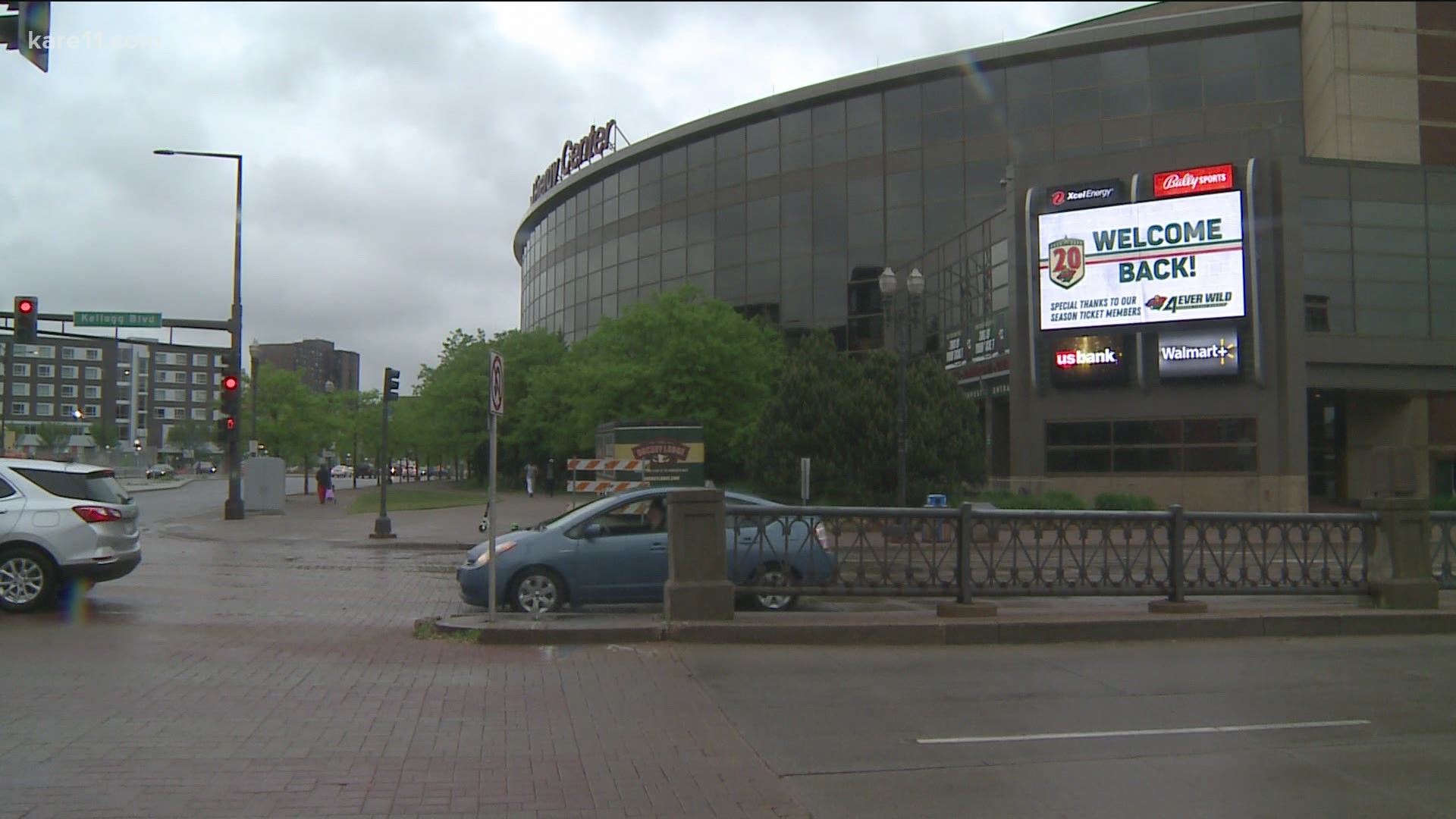 Team officials say about 4,500 people will be in attendance at Xcel Energy Center for Thursday night's game against the Vegas Golden Knights.