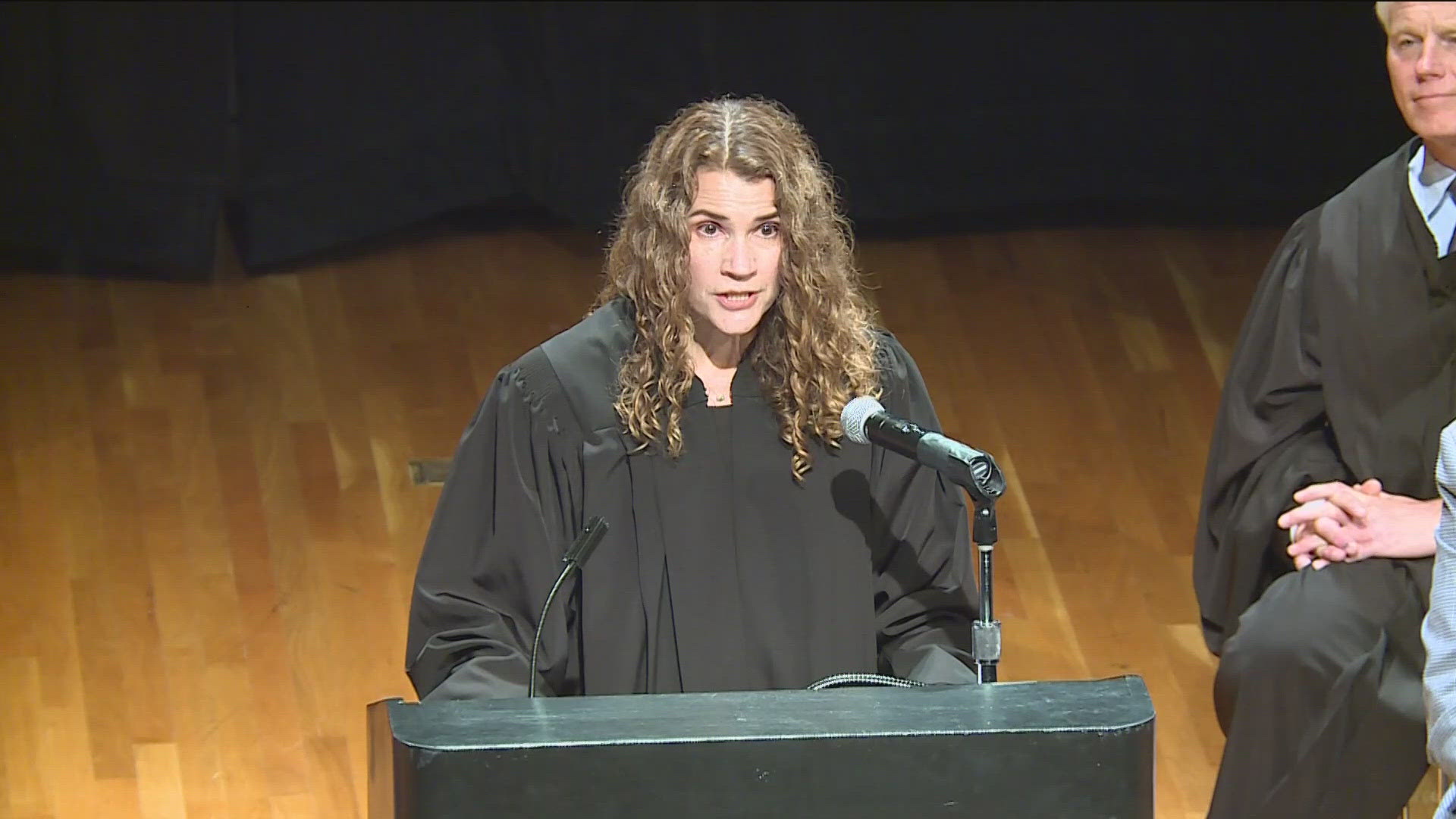 The newest member of the Minnesota Supreme Court has been formally sworn into office.