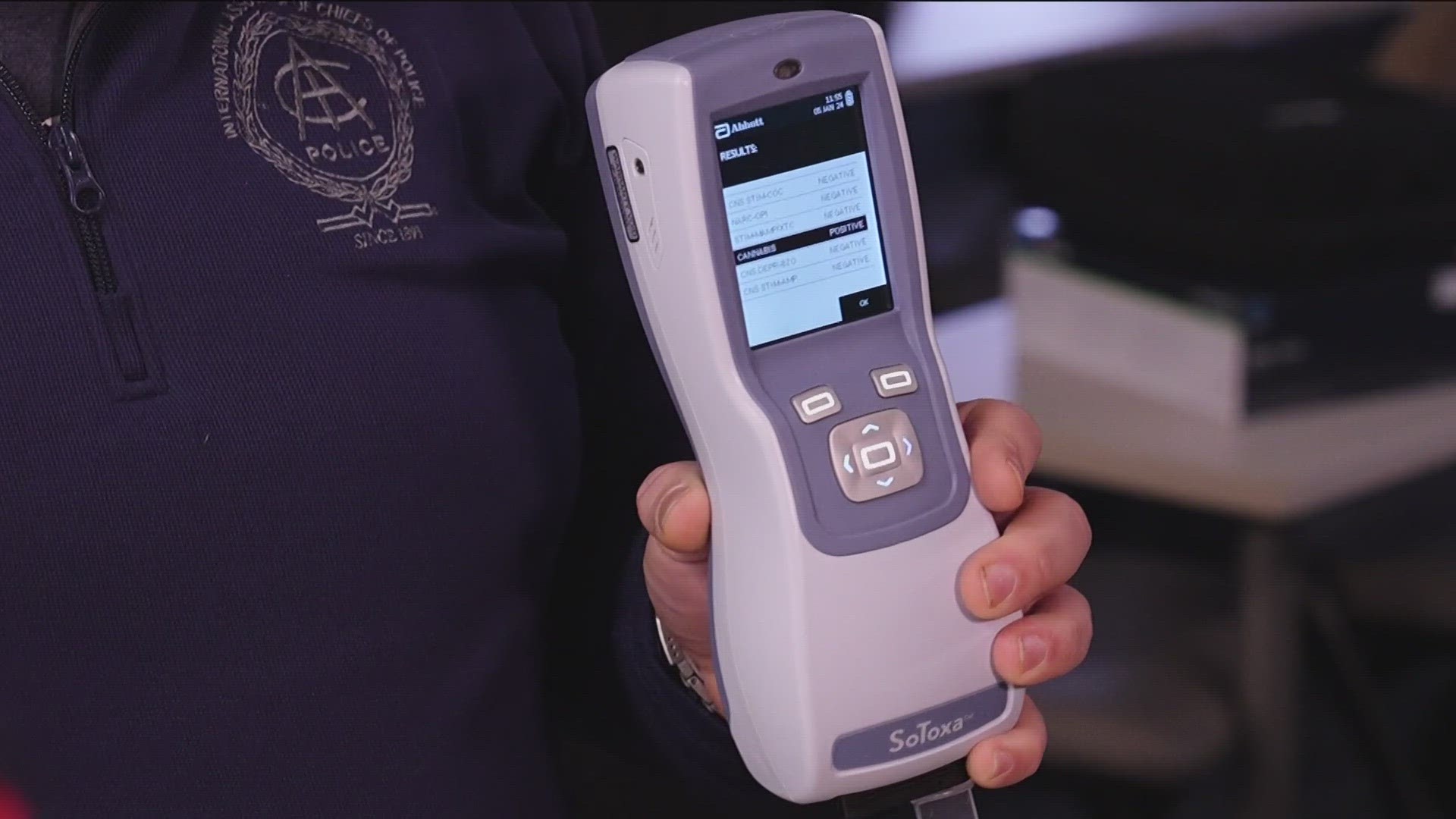 Officers now have access to an oral swab testing device called SoToxa, which they say can detect drugs like cannabis.
