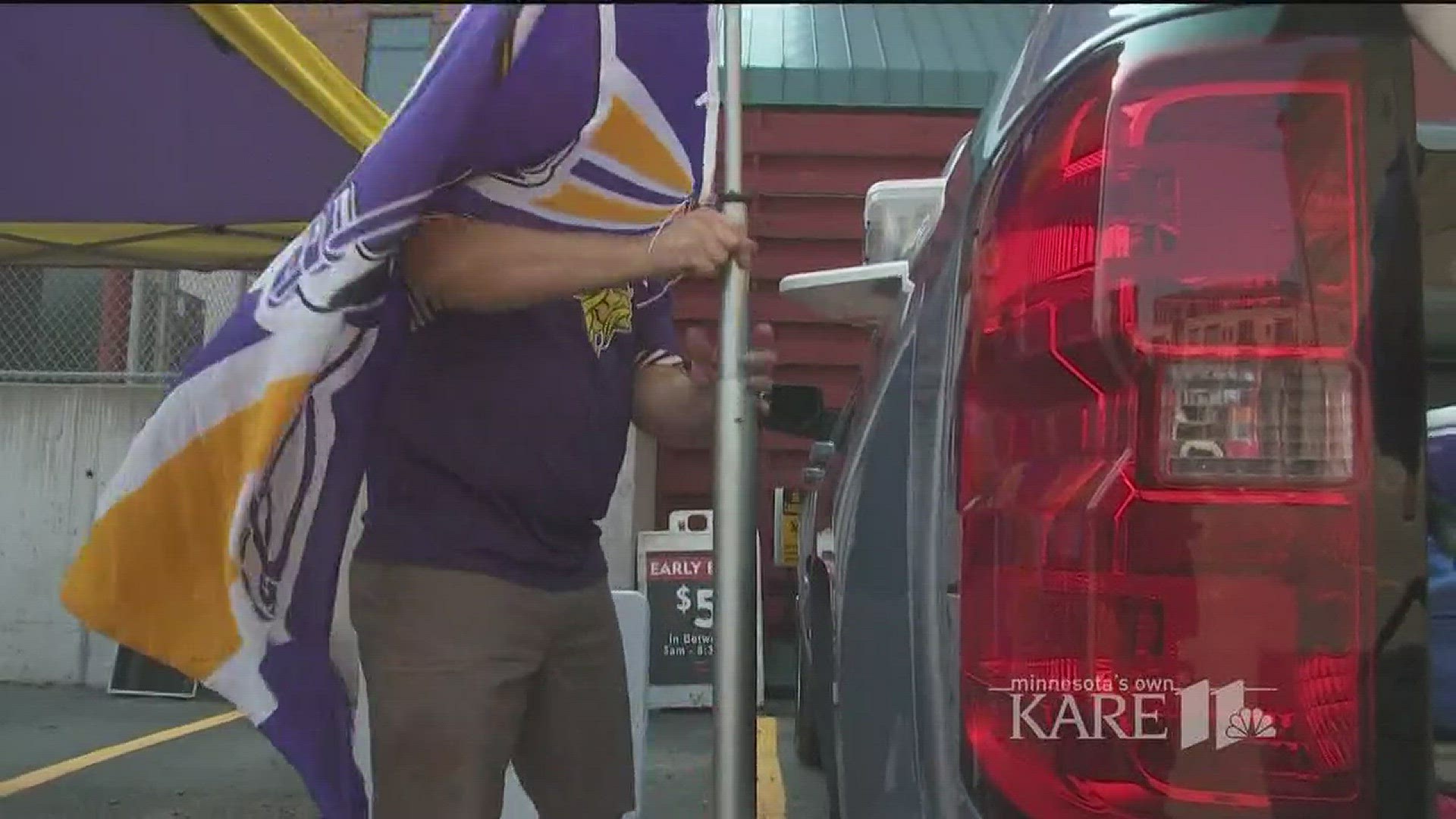 Vikings fans soundoff on 'tailgating challenges'