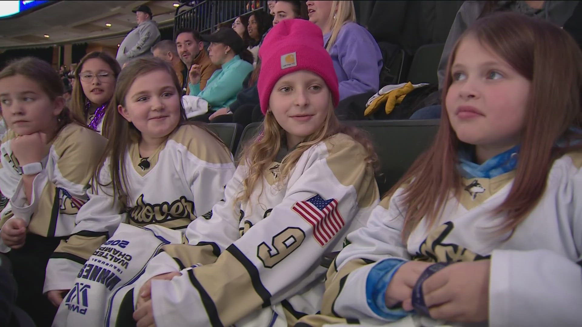 The New York Sirens beat the Minnesota Frost 4-3 in overtime on Sunday night at the Xcel Energy Center.