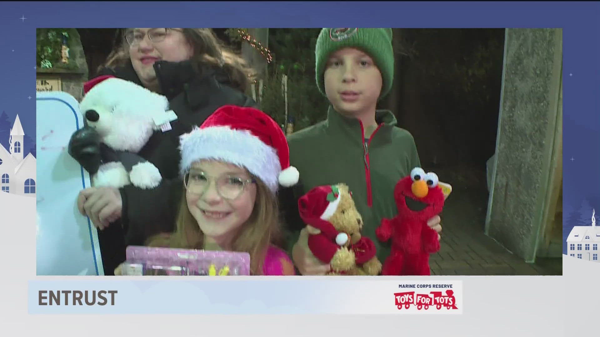 If you'd like to help the Marines reach their goal, you can drop off a new, unwrapped toy at the KARE 11 studio in Golden Valley now through Dec. 18.