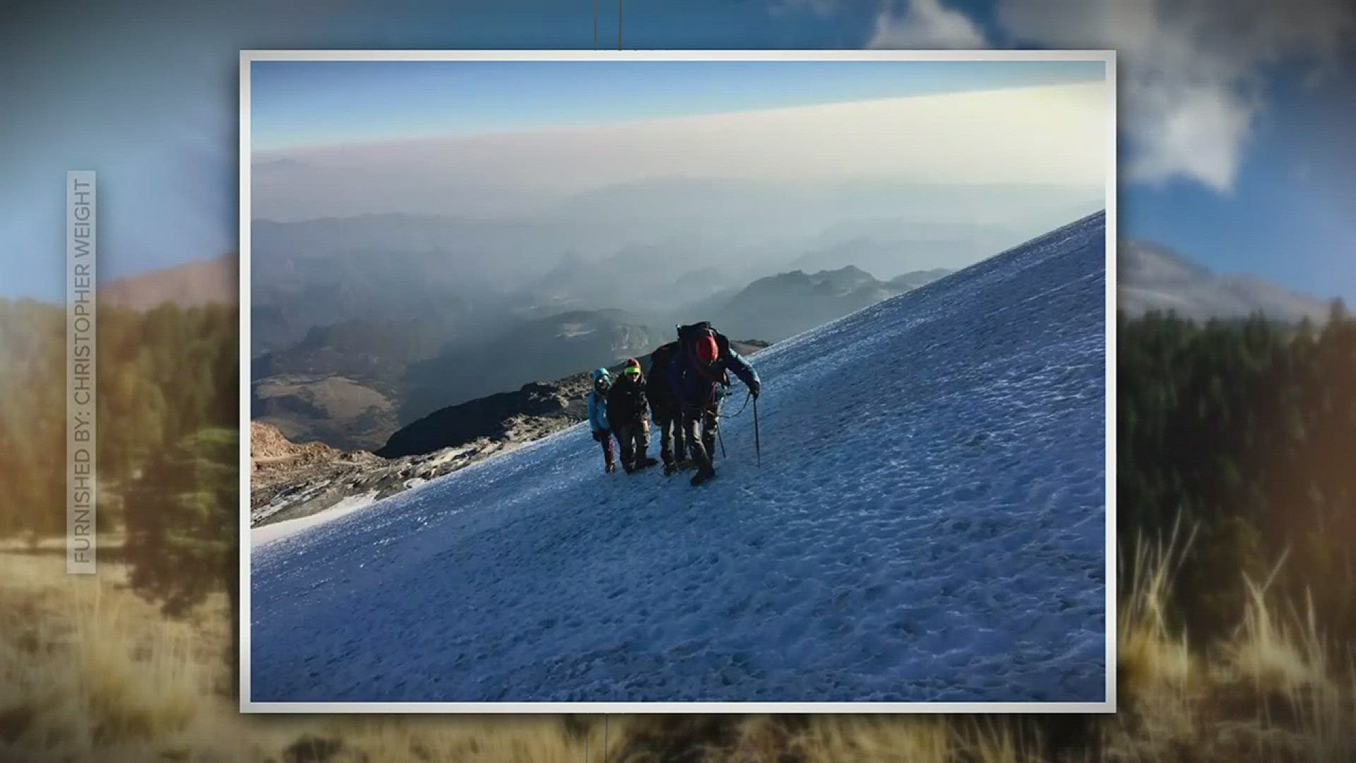 Dr. Christopher Weight led a group of up Mexico's tallest mountain, Pico de Orizaba, in an effort to raise funds for cancer awareness and research.