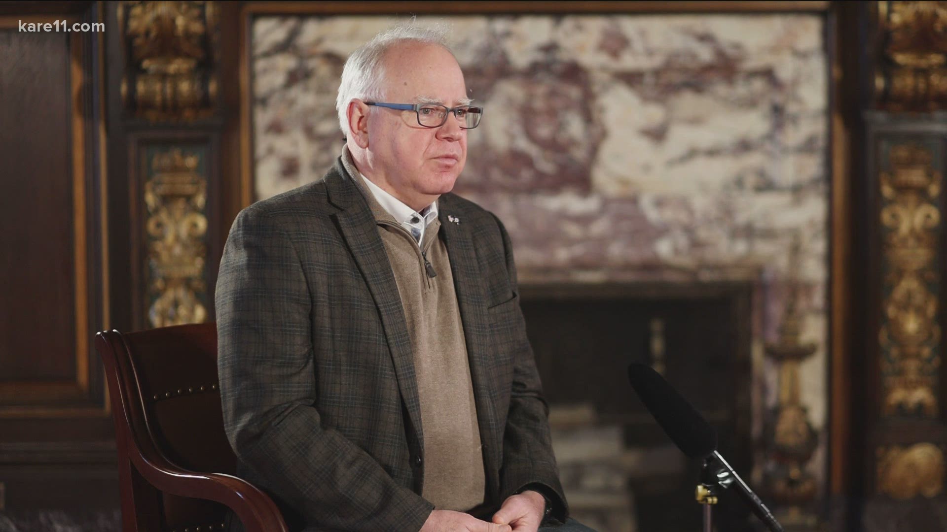Walz sat down at a distance with KARE 11's Jana Shortal to reflect on leading Minnesota through a historic 2020 – and whether it will make him a one-term governor.