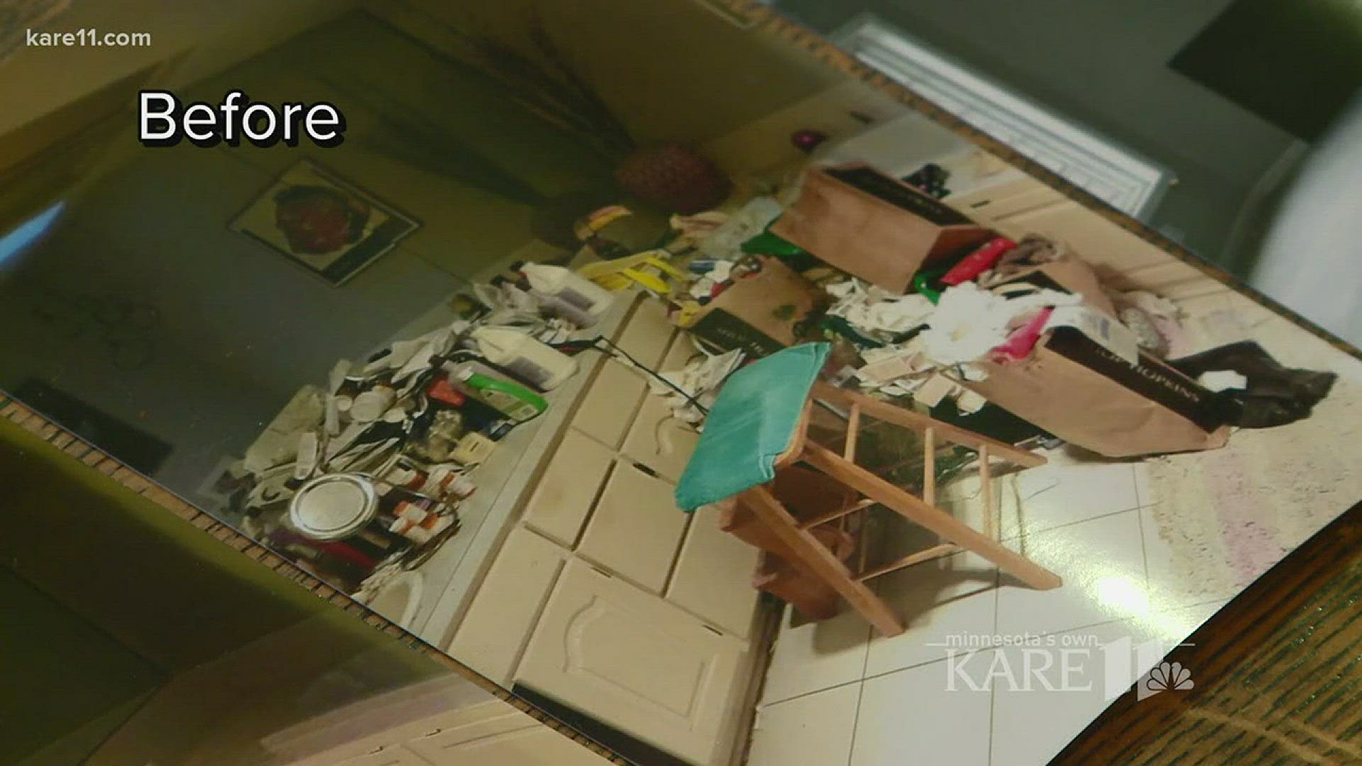 Laurie Wrobel, a Twin Cities-based decluttering expert, is hired to clean out the mess in homes across the metro. She is the owner of Clutter 911. http://kare11.tv/2HdbbPN