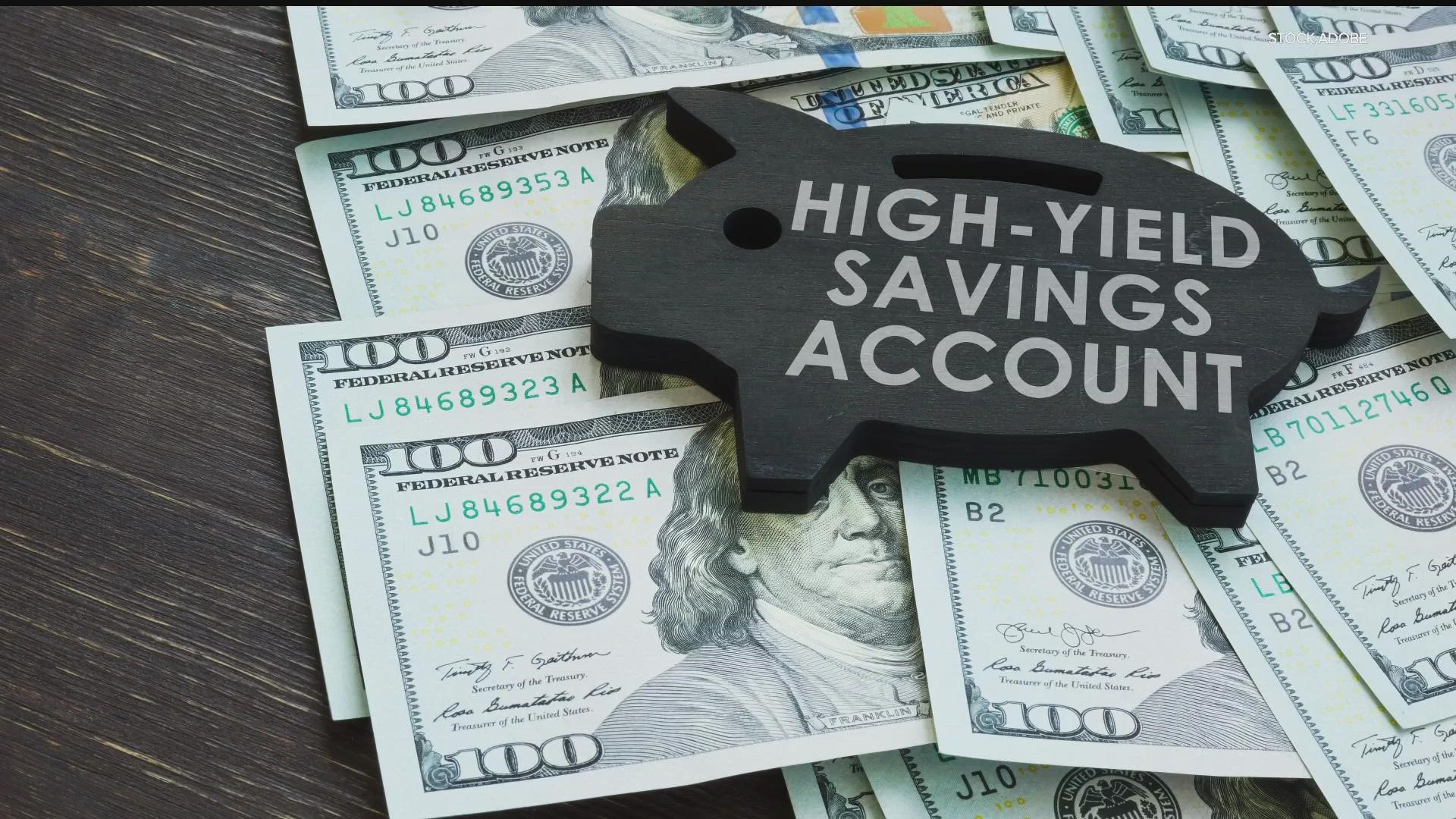 These accounts are just like traditional savings accounts except they offer much better rates of return.