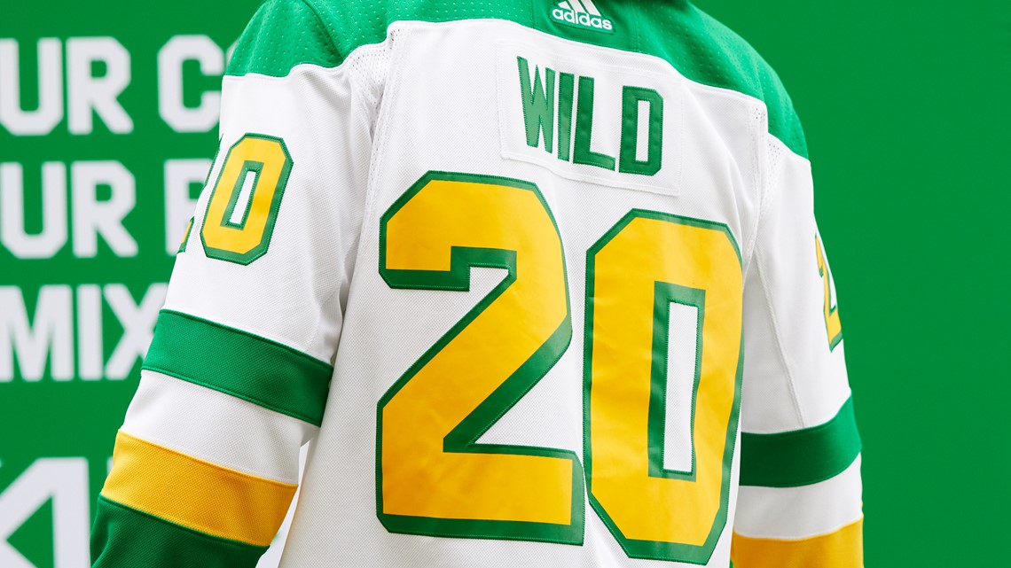 Minnesota Wild Go Retro in New North Star Colored Jersey