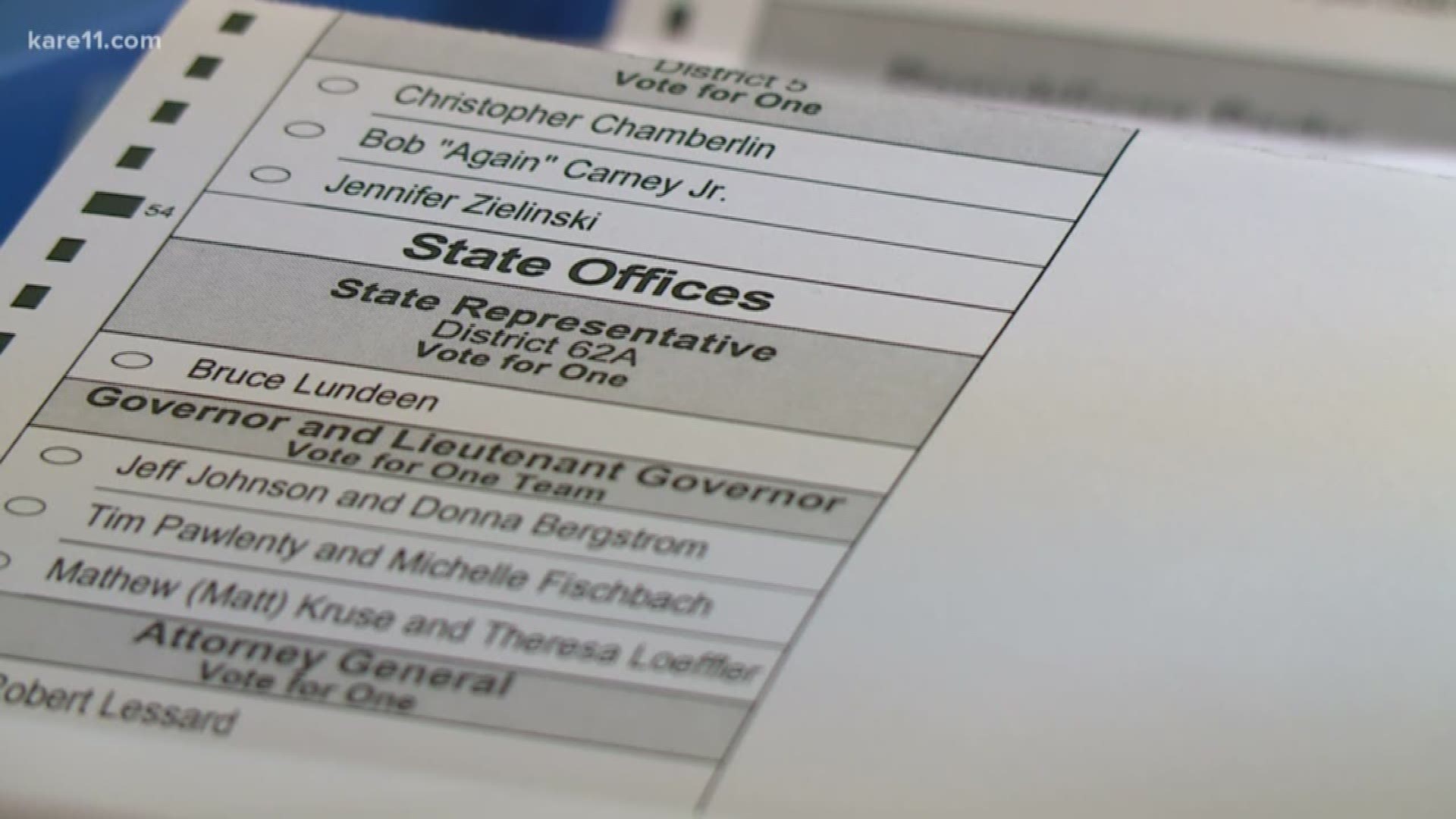 Hennepin County election officials say they found 12 absentee ballots that have been witnessed and signed by someone who was forging another person's signature. That person was not eligible to serve as an absentee witness. https://kare11.tv/2OqRfMY
