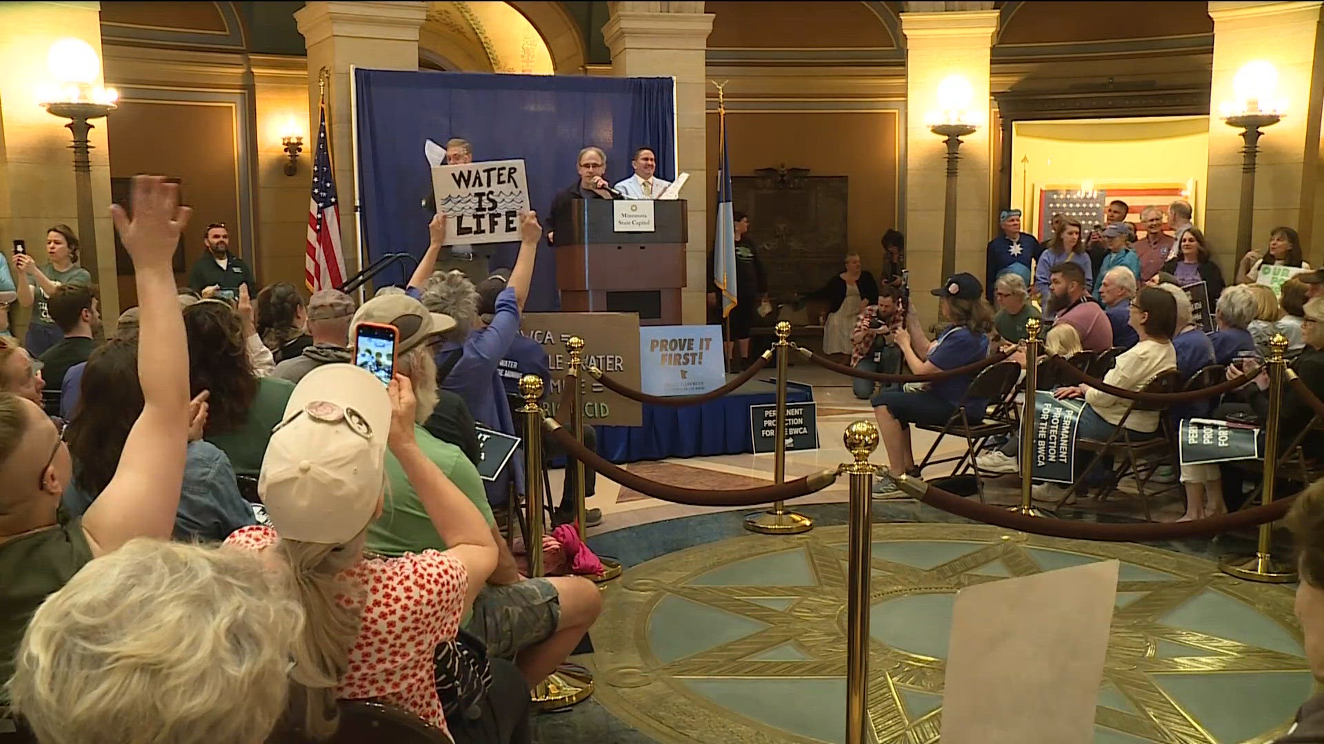 kare11.com - Gordon Severson - Earth Day rally at Minnesota State Capitol focuses on mining and potential impact on freshwater resources