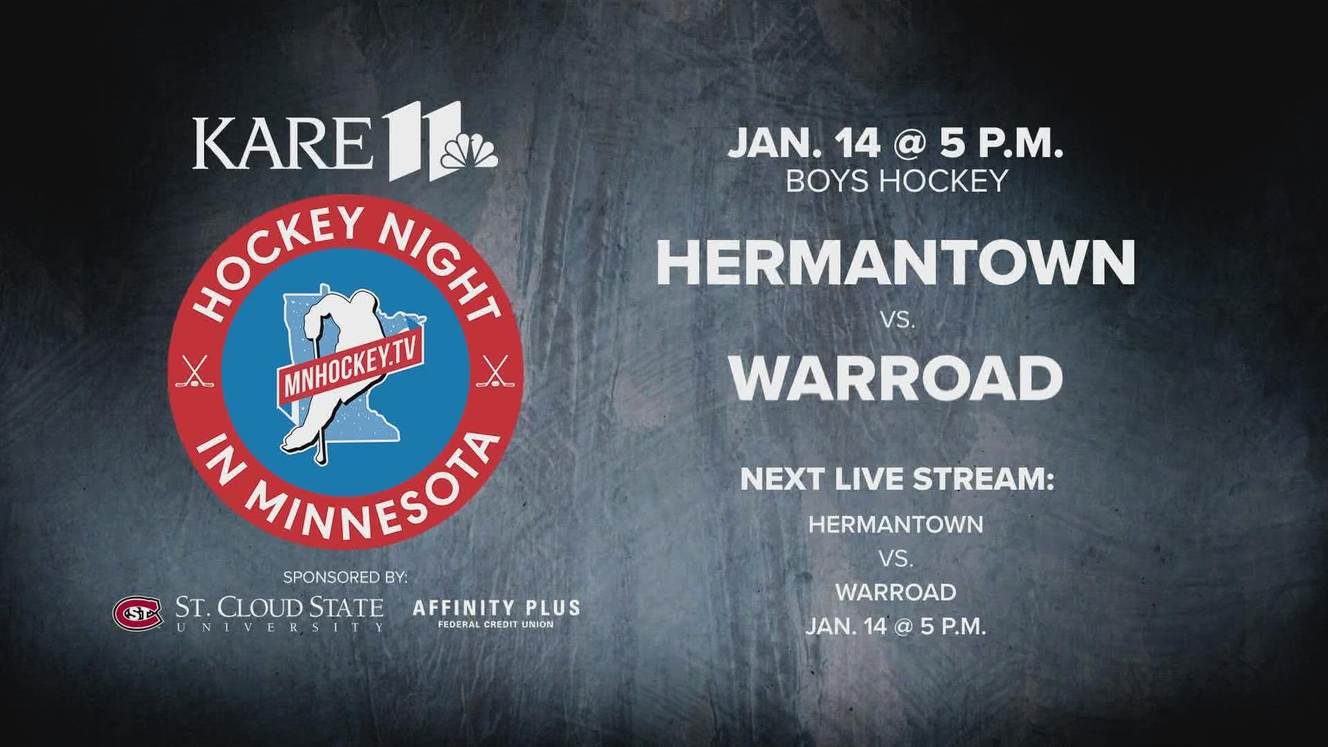 REPLAY Hockey Night in Minnesota Hermantown vs