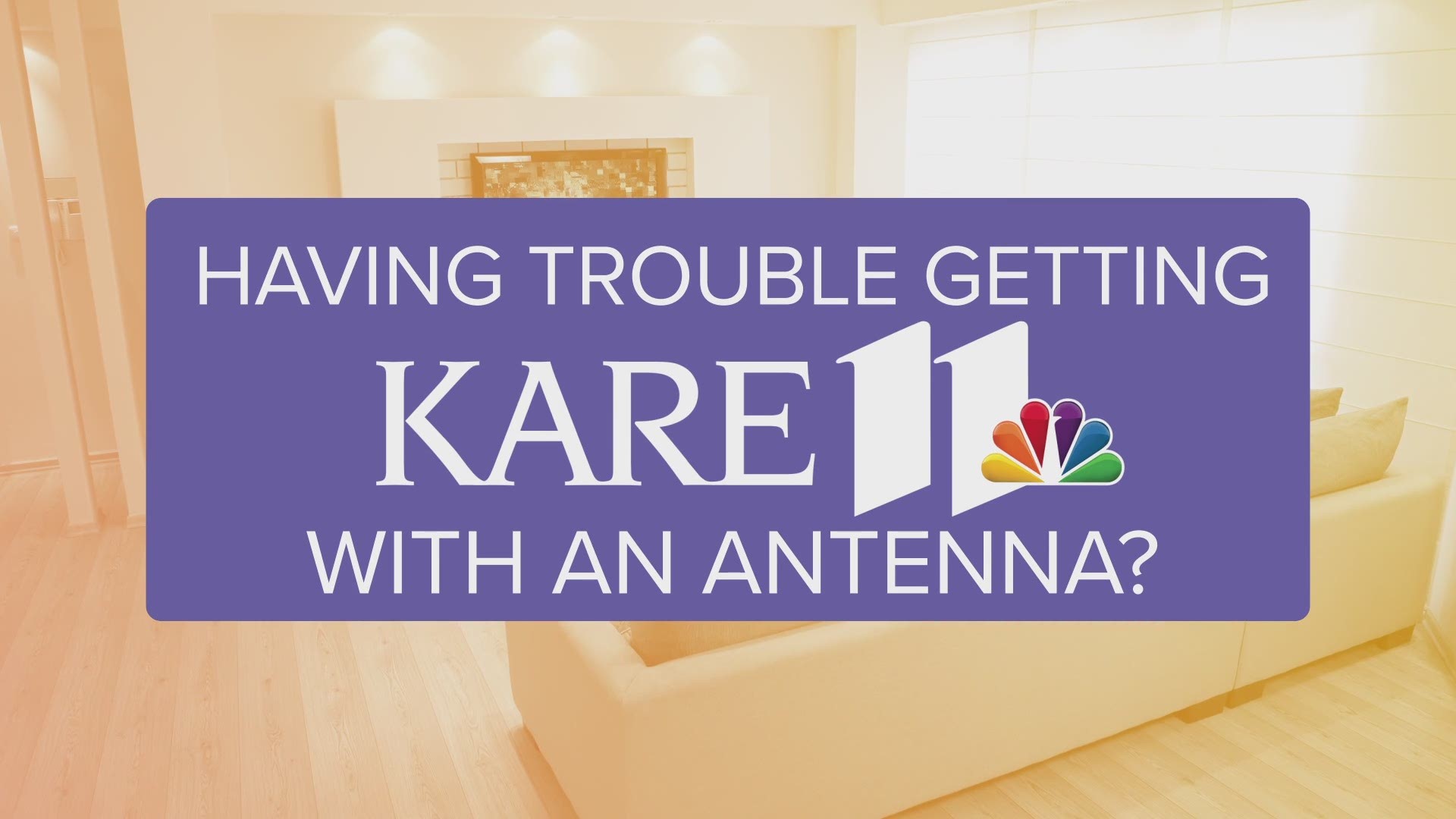Here's a step-by-step guide to watching KARE 11 via an antenna.