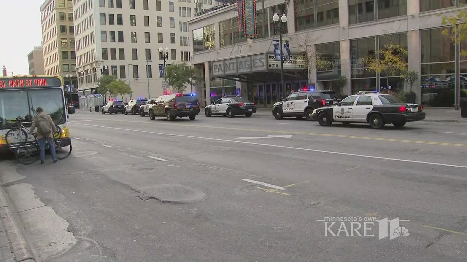 Minneapolis police are investigating a shooting that happened downtown during the busy rush hour Wednesday afternoon. Police say a man with a conceal and carry permit shot another man in the leg after he felt threatened.