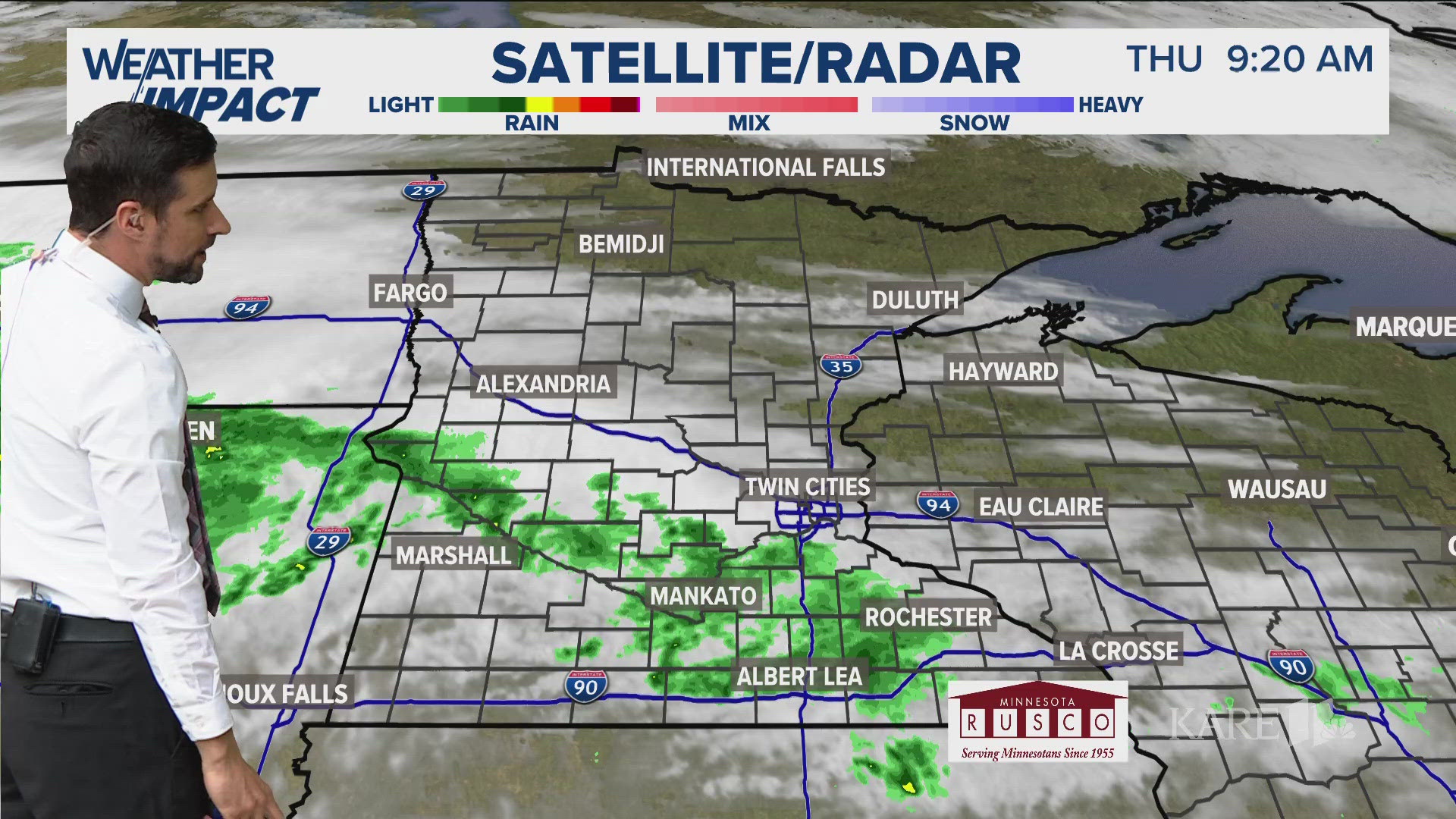 Heavy rain and thunderstorms are likely later Thursday into Friday morning.
