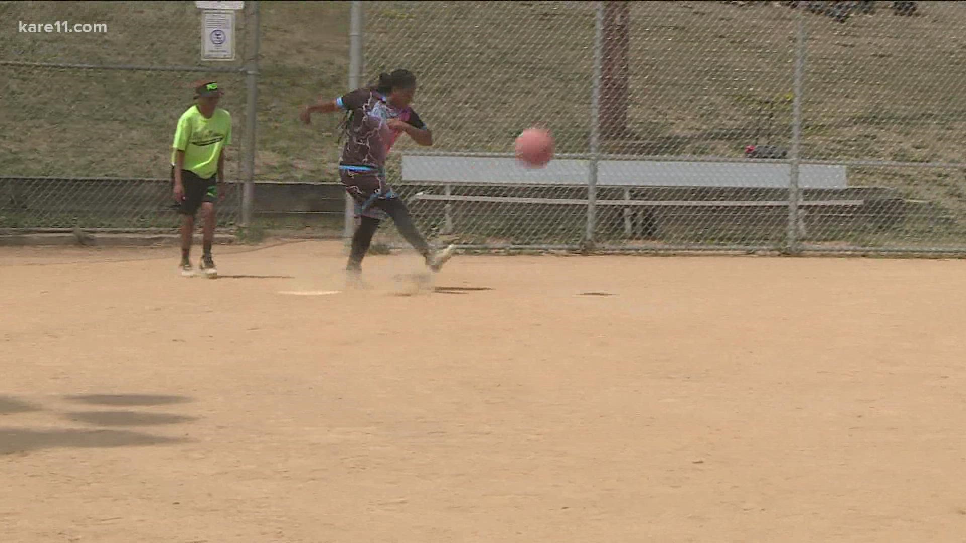 In "Communities that KARE," we visit the playing fields at Folwell Park where a kickball league epitomizes "work hard, play hard" for the north side.