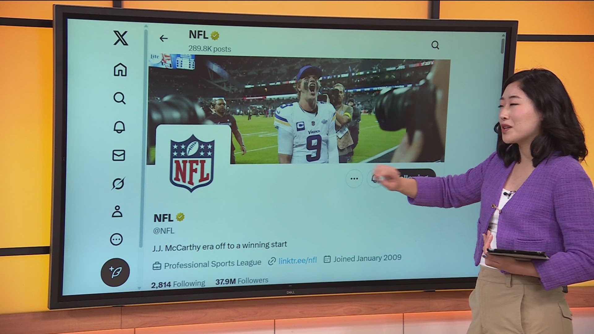 The Vikings QB played a role in three fourth-quarter touchdowns in his NFL debut. 