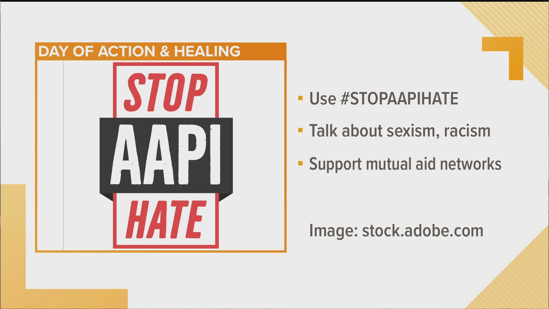 Friday, March 26 is a virtual day of action and healing to Stop AAPI Hate, with a worldwide vigil planned.