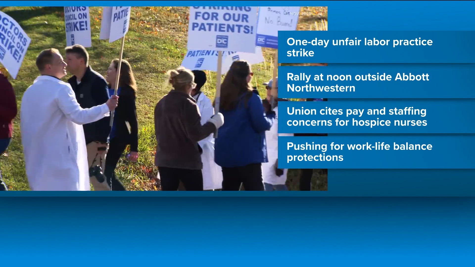 Hospice workers strike at Allina Health | kare11.com
