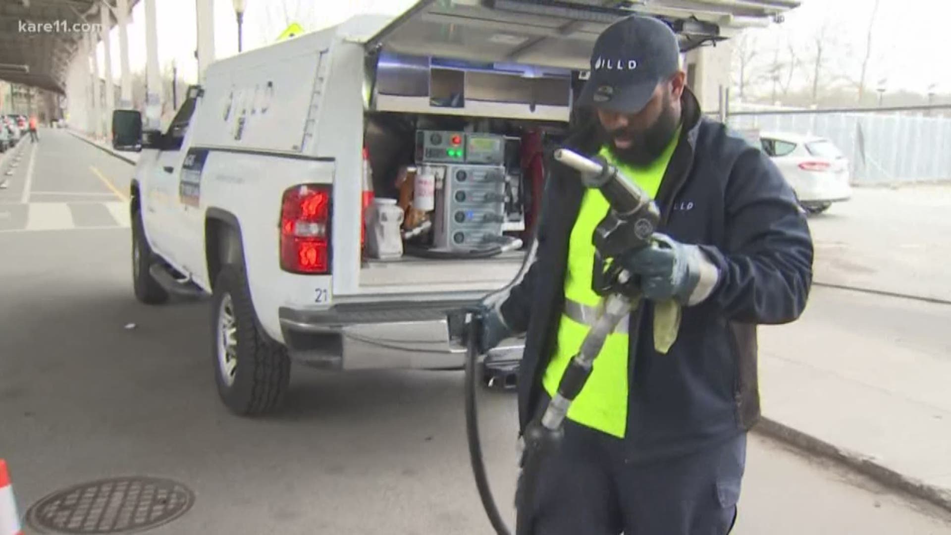Filld, a mobile fueling service, is only available in a few cities in the U.S. and Canada, but has plans to expand. https://kare11.tv/2AF4MvU