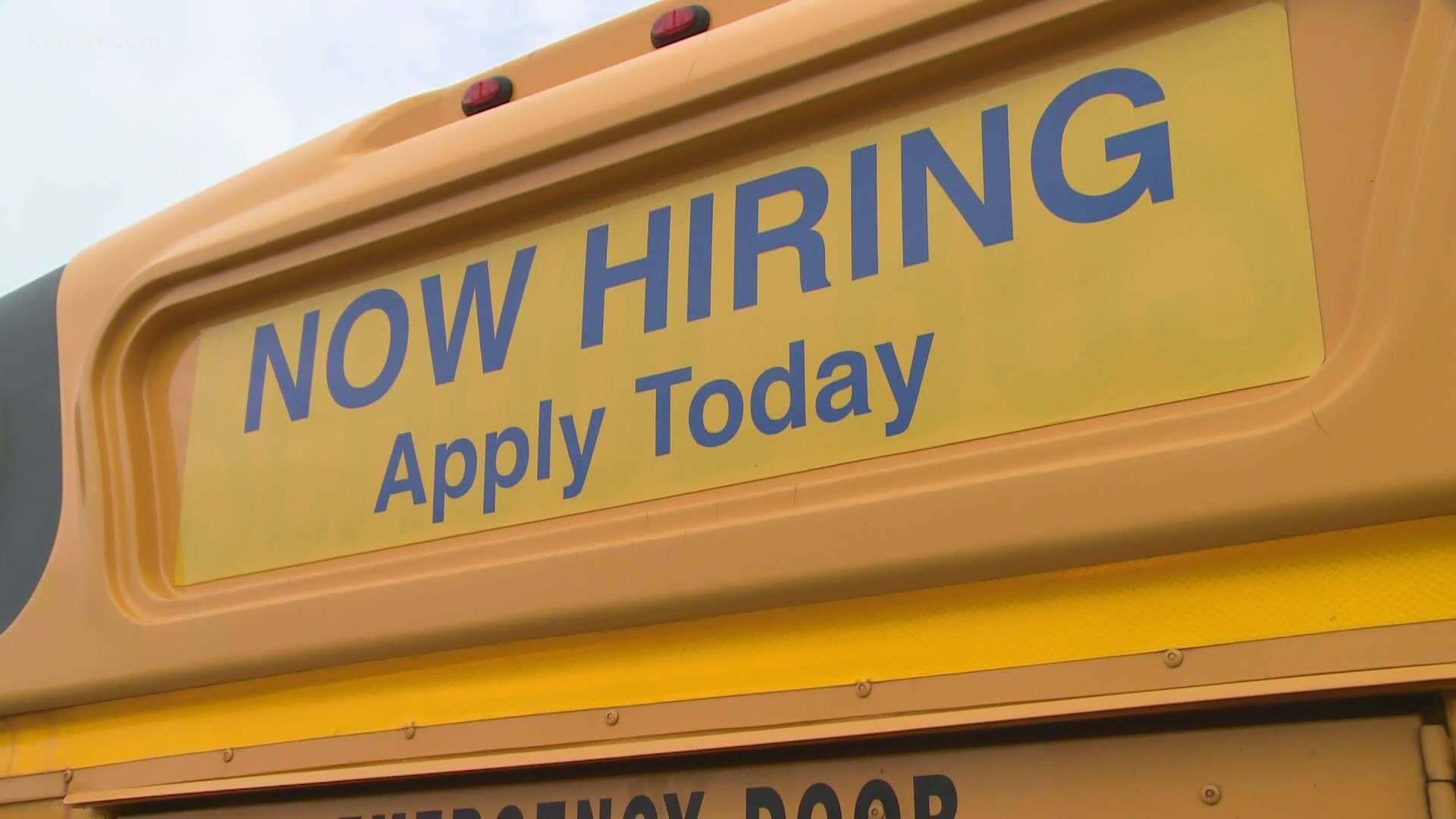 Companies are offering flexible schedules and bonuses to try to fill vacant bus driver spots.