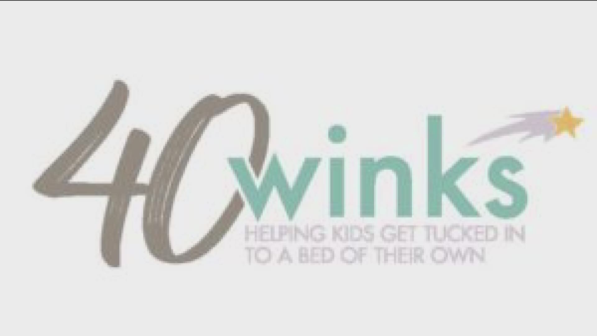 Beds for kids from the 40 Winks Foundation