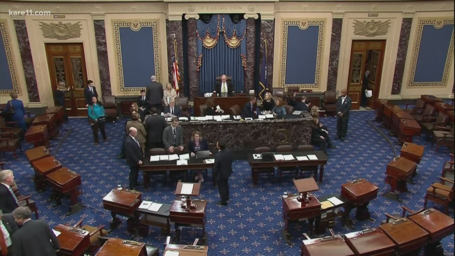 The House has voted 228-193 to send the articles of impeachment to the Senate for a trial.