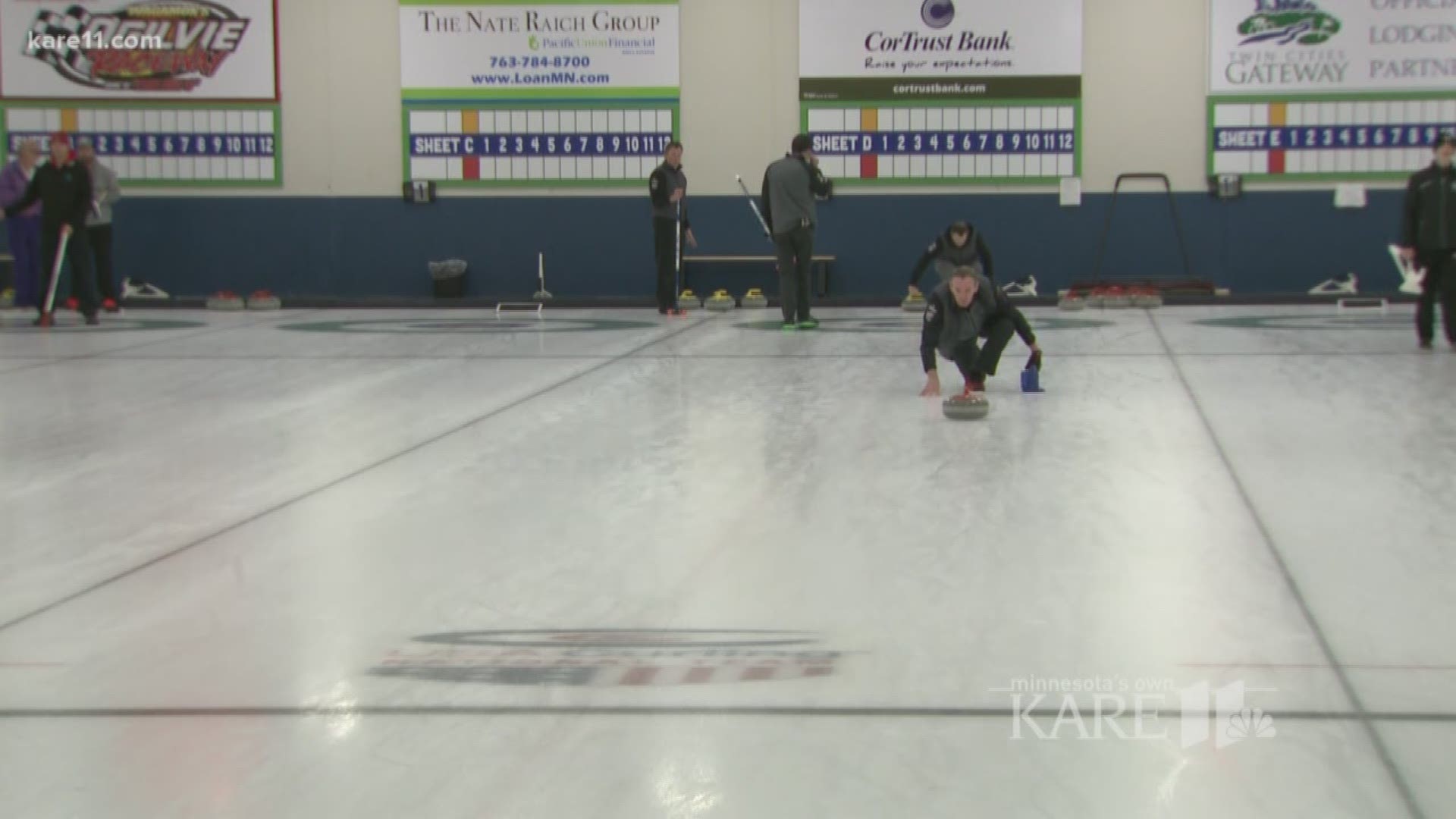 Todd Birr, a veteran of the world championships, and John Benton, a 2010 Olympian - both employees at the Four Seasons curling center in Blaine - had the idea to make one more run for the Olympics - together. http://kare11.tv/2iXtbDA
