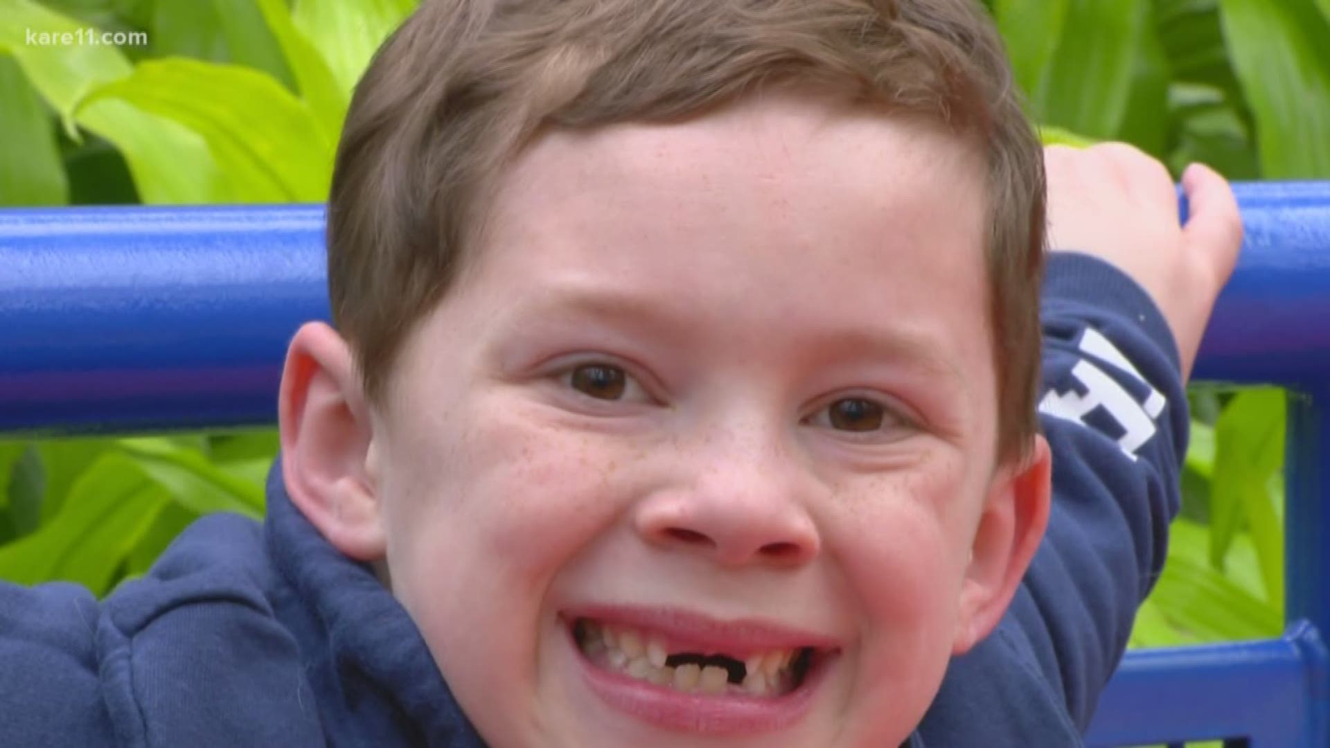 His smiles have landed him millions of followers online. Gavin Thomas, known by many people on social media as the "fake smiling boy," is an 8-year-old who lives right here in Minnesota.