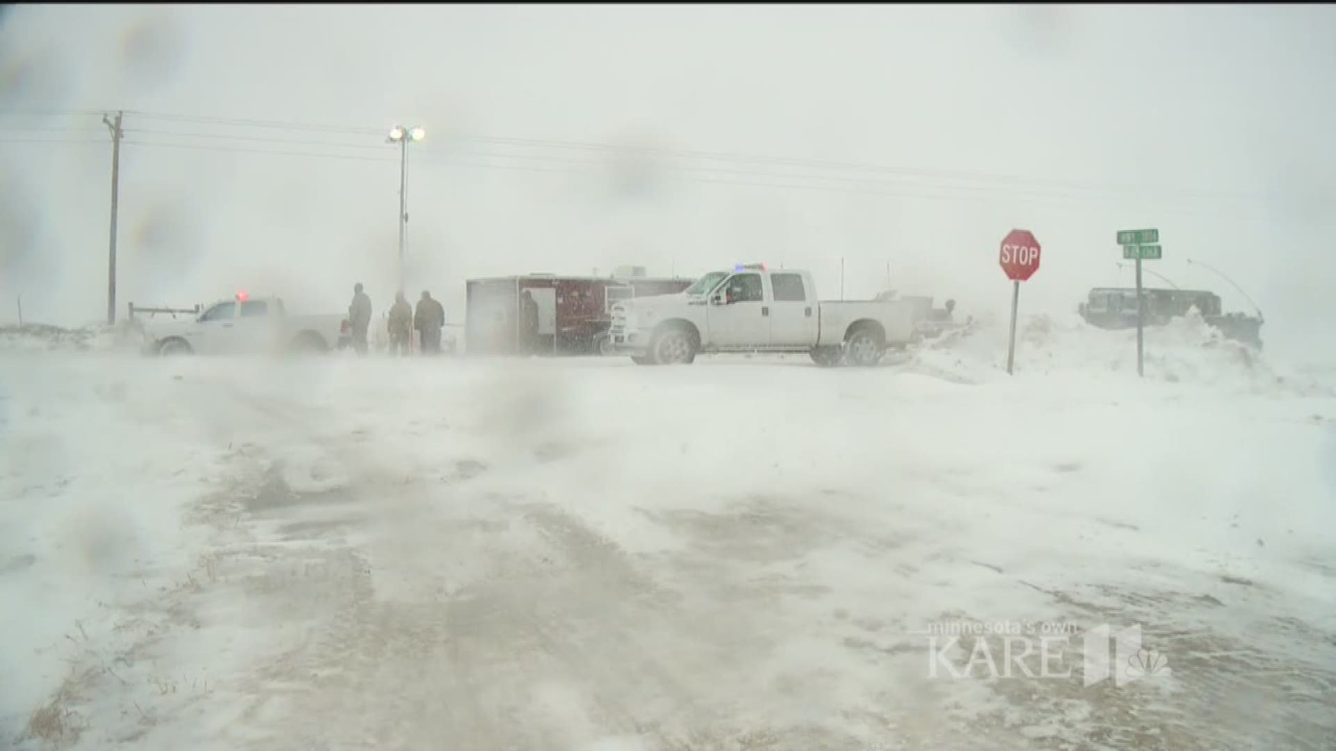 Pipeline protesters brave the blizzard