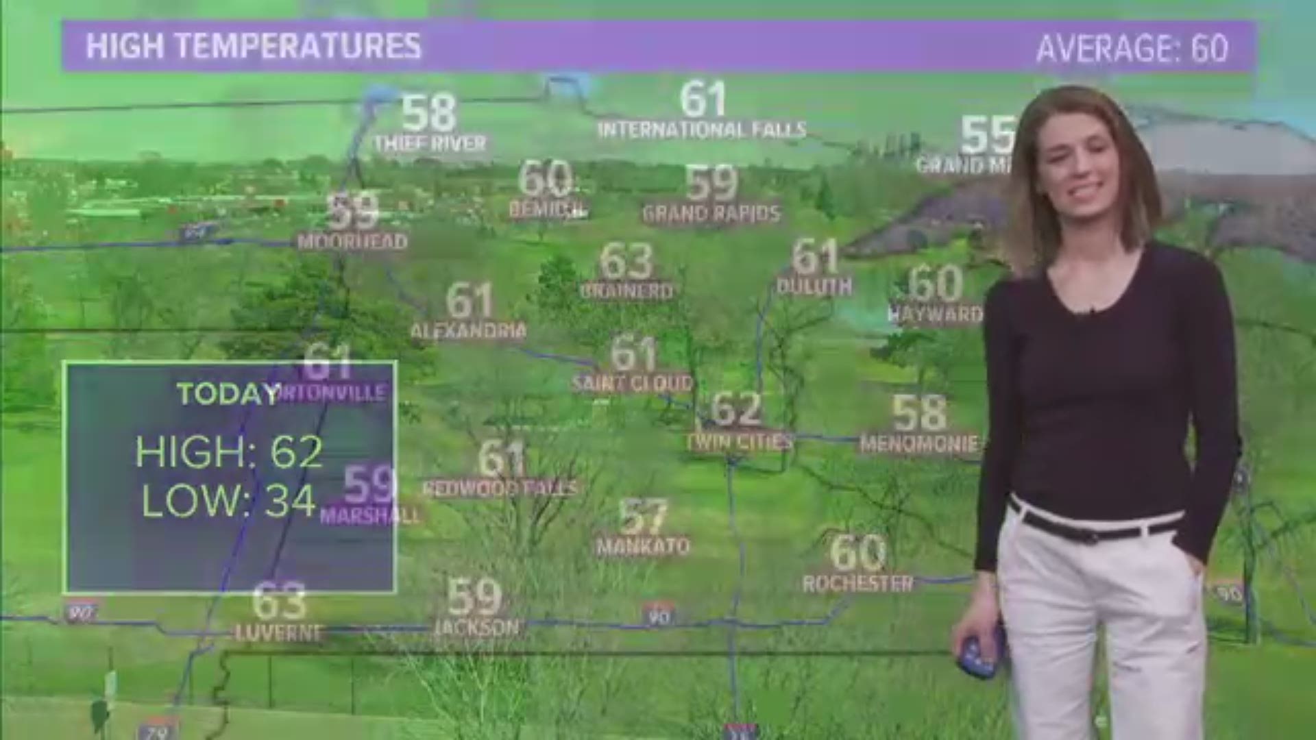 Laura's evening weather forecast 4-19-19