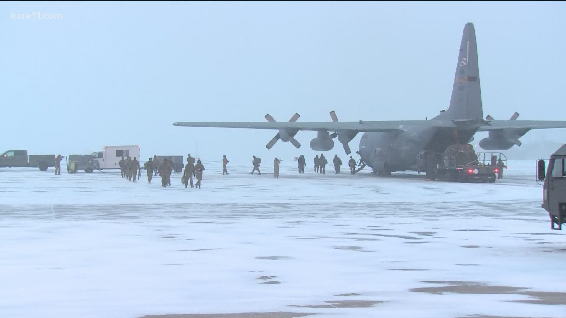 MN National Guard members joined the roughly 25,000 state guardsmen from across the country, sent to safeguard the Presidential Inauguration.