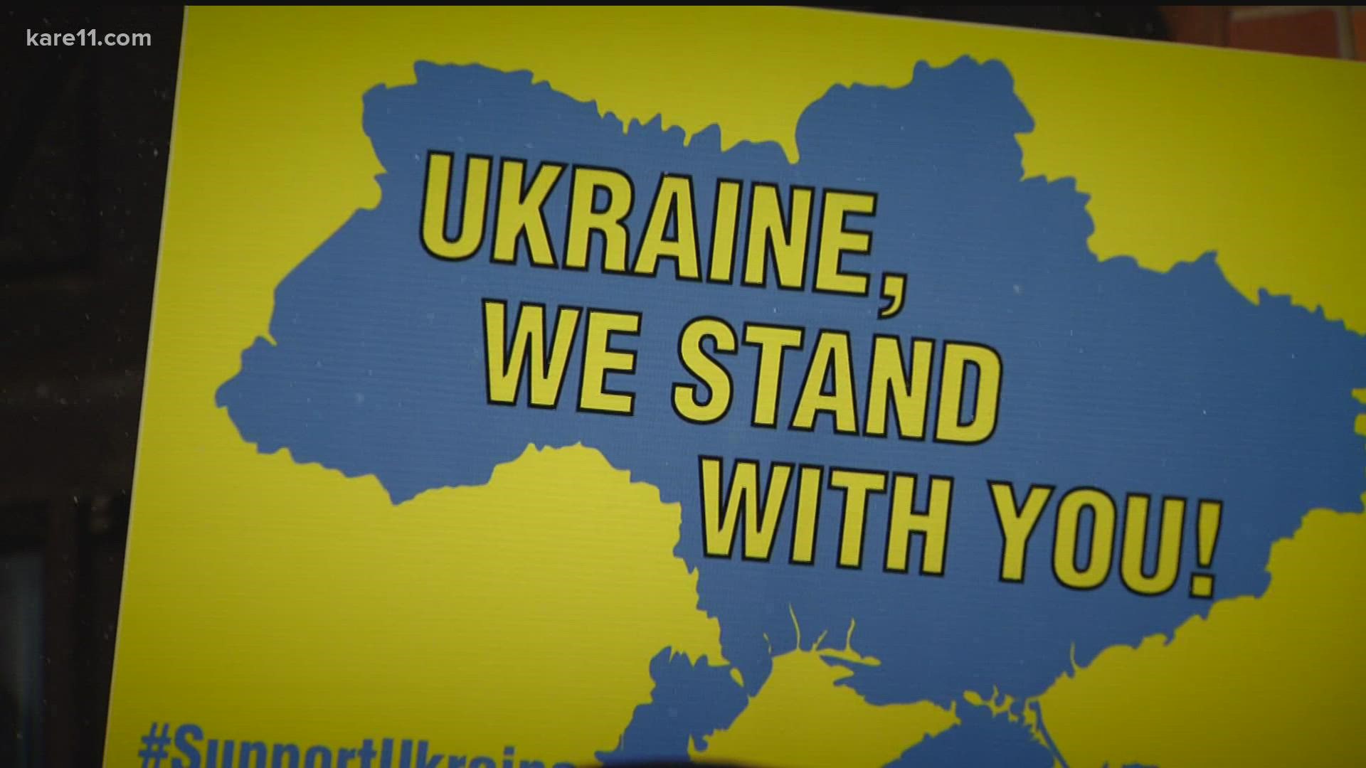 Ukrainian-Americans in Minnesota are denouncing the Russian aggression, calling Ukraine a peaceful and innocent neighbor.
