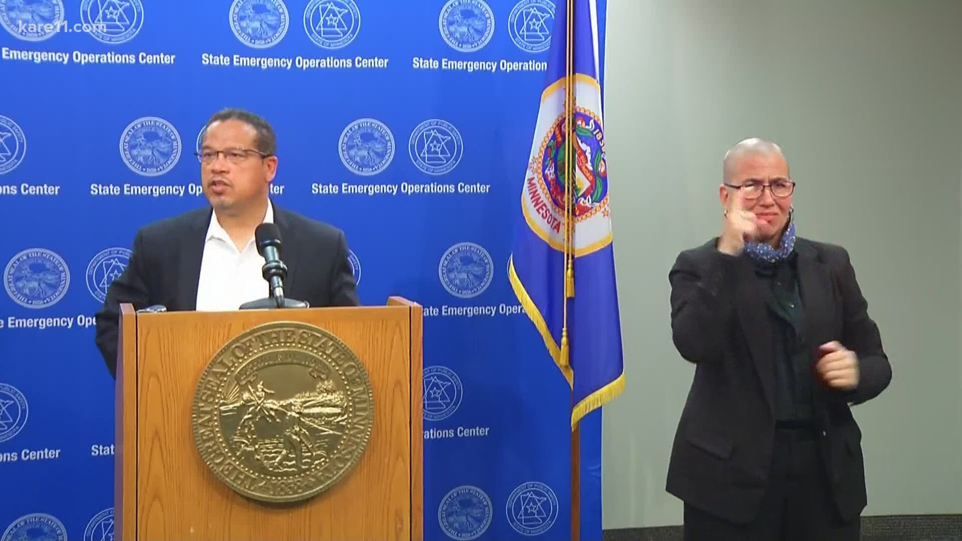 Minnesota Attorney General Keith Ellison addresses the case into the death of George Floyd. Gov. Walz announced Ellison would take over the investigation.