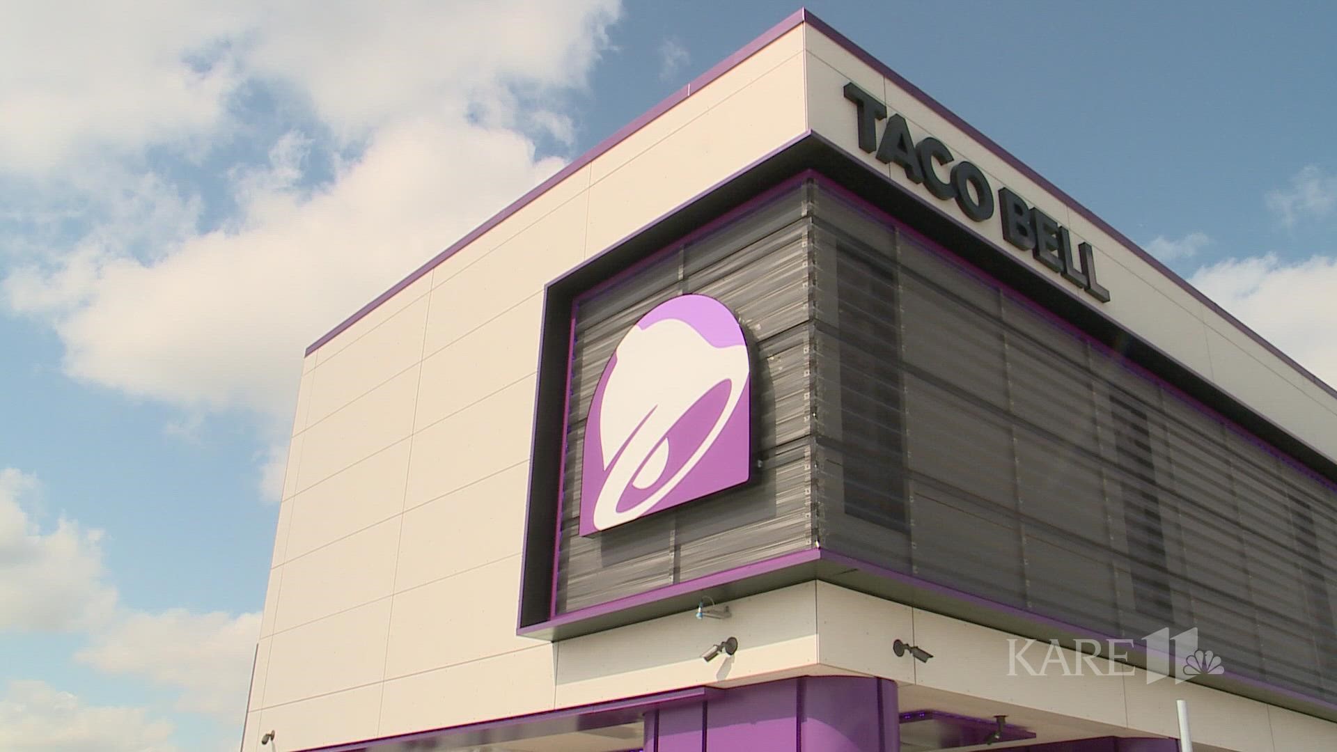 The first-of-its-kind Taco Bell location has multiple drive-thru lanes and uses a proprietary lift system to deliver food from the kitchen right to your car.