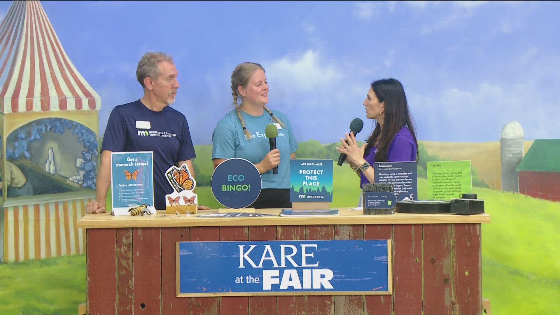 The Eco Experience at the Minnesota State Fair works to teach people about the air, climate and water sources.