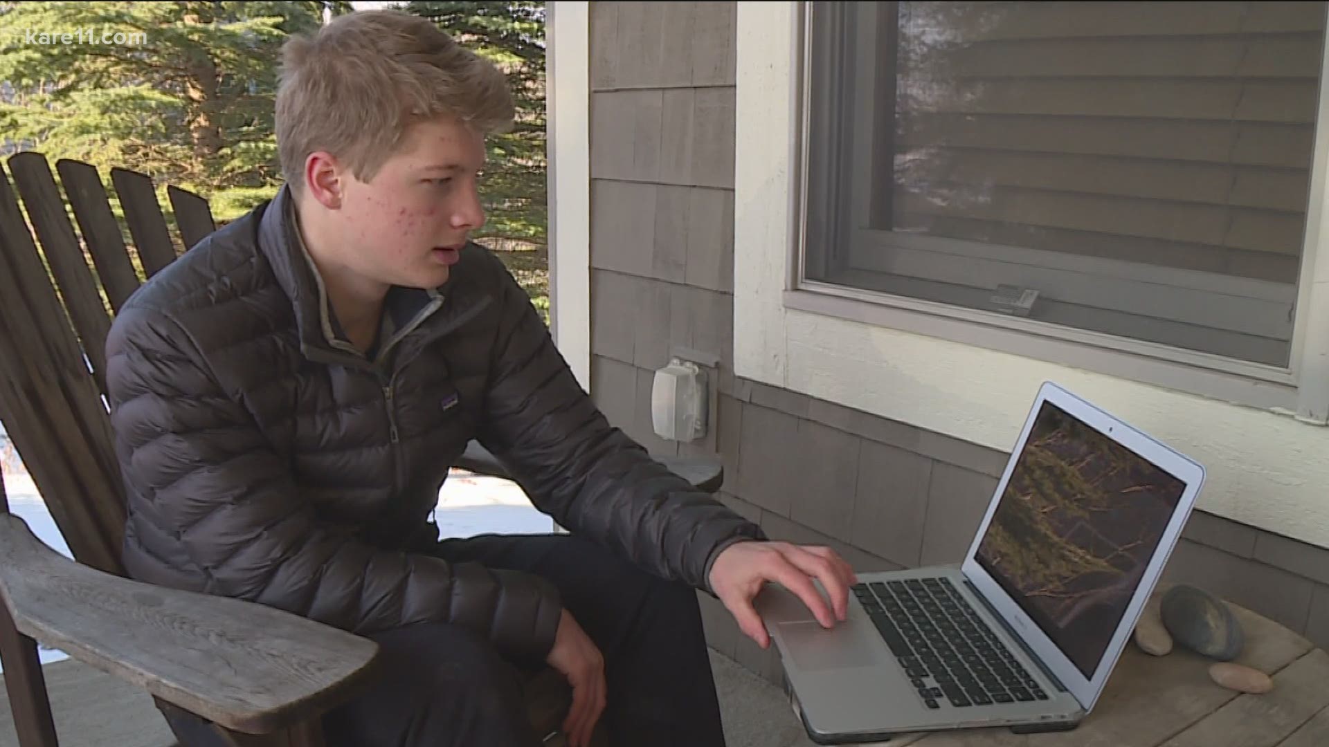 A tech savvy teen from Eden Prairie created a COVID-19 tracking app that's gotten congressional recognition.