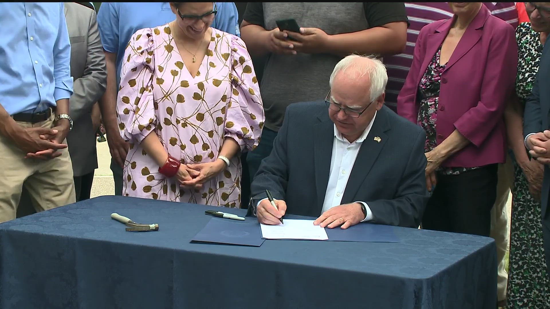 “This is truly the golden age of infrastructure construction across the state," Governor Walz said.