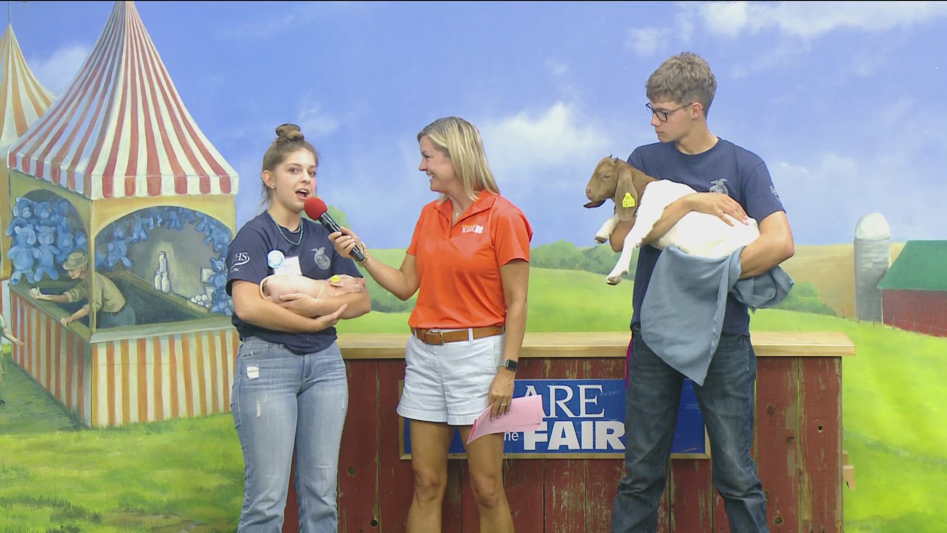 Two FAA members brought some cute guests to the KARE 11 Barn.