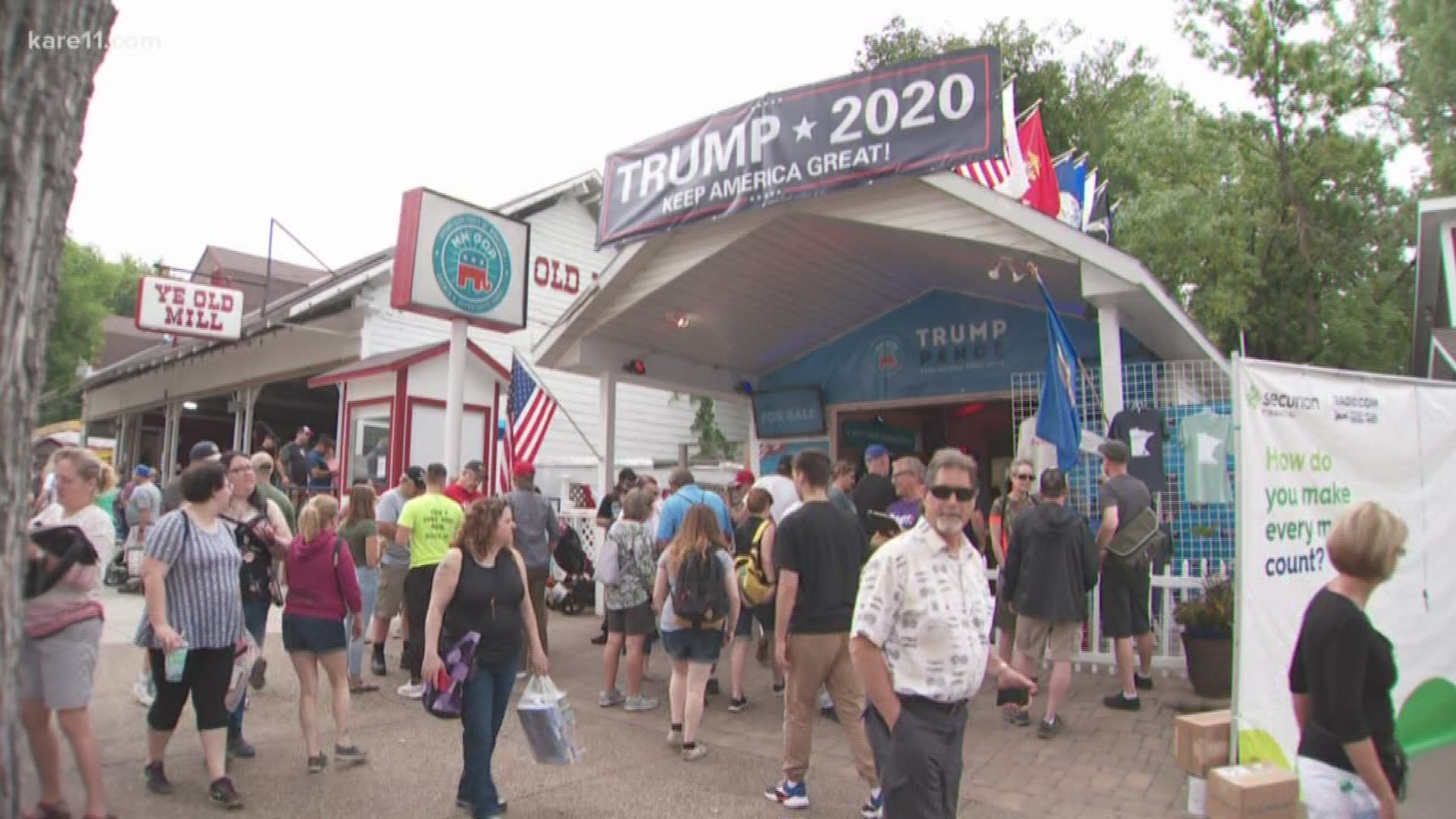 The MN GOP says they'll now have police officers at their booth for the remainder of the fair.