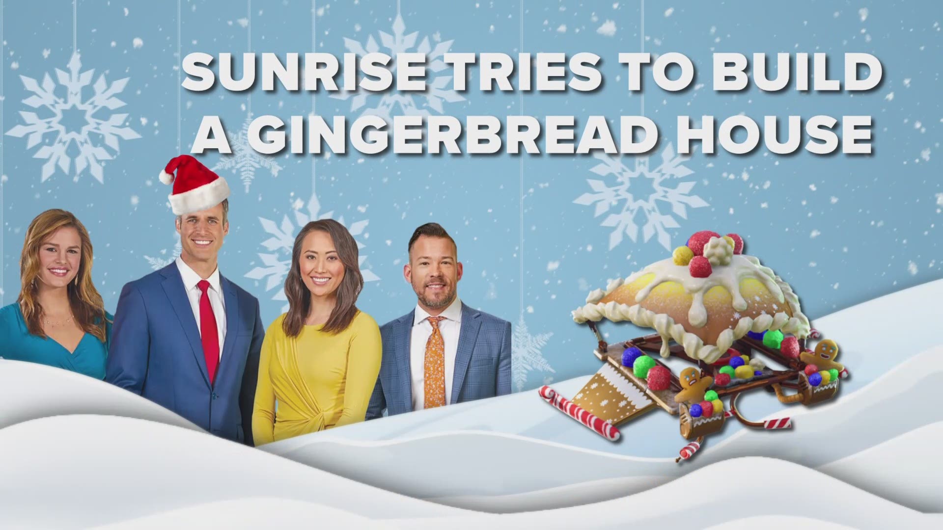 Kris, Gia, Alicia and Sven team up to build some festive gingerbread houses. Unfortunately, things don't go so well!