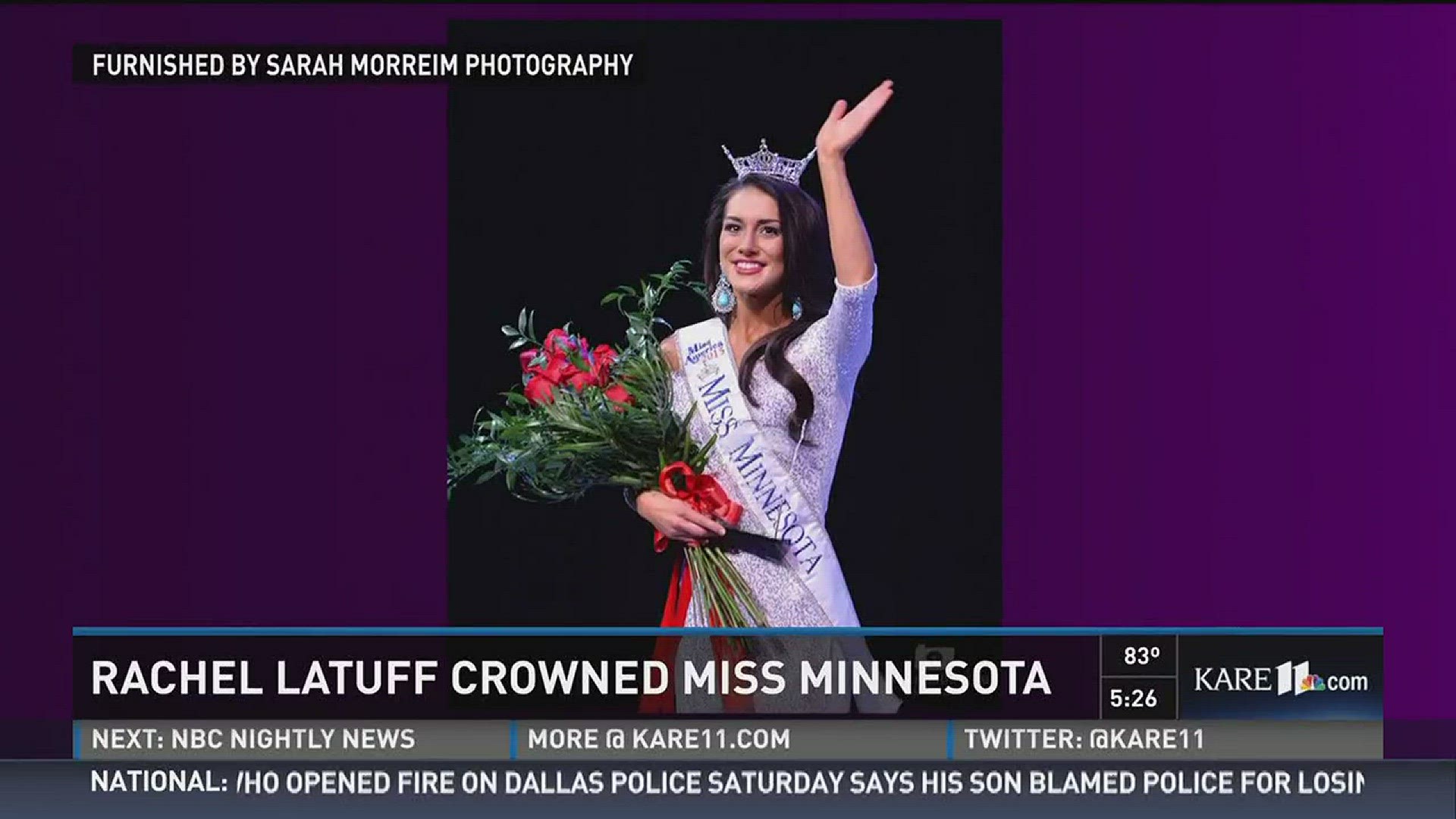 Rachel Latuff crowned Miss Minnesota