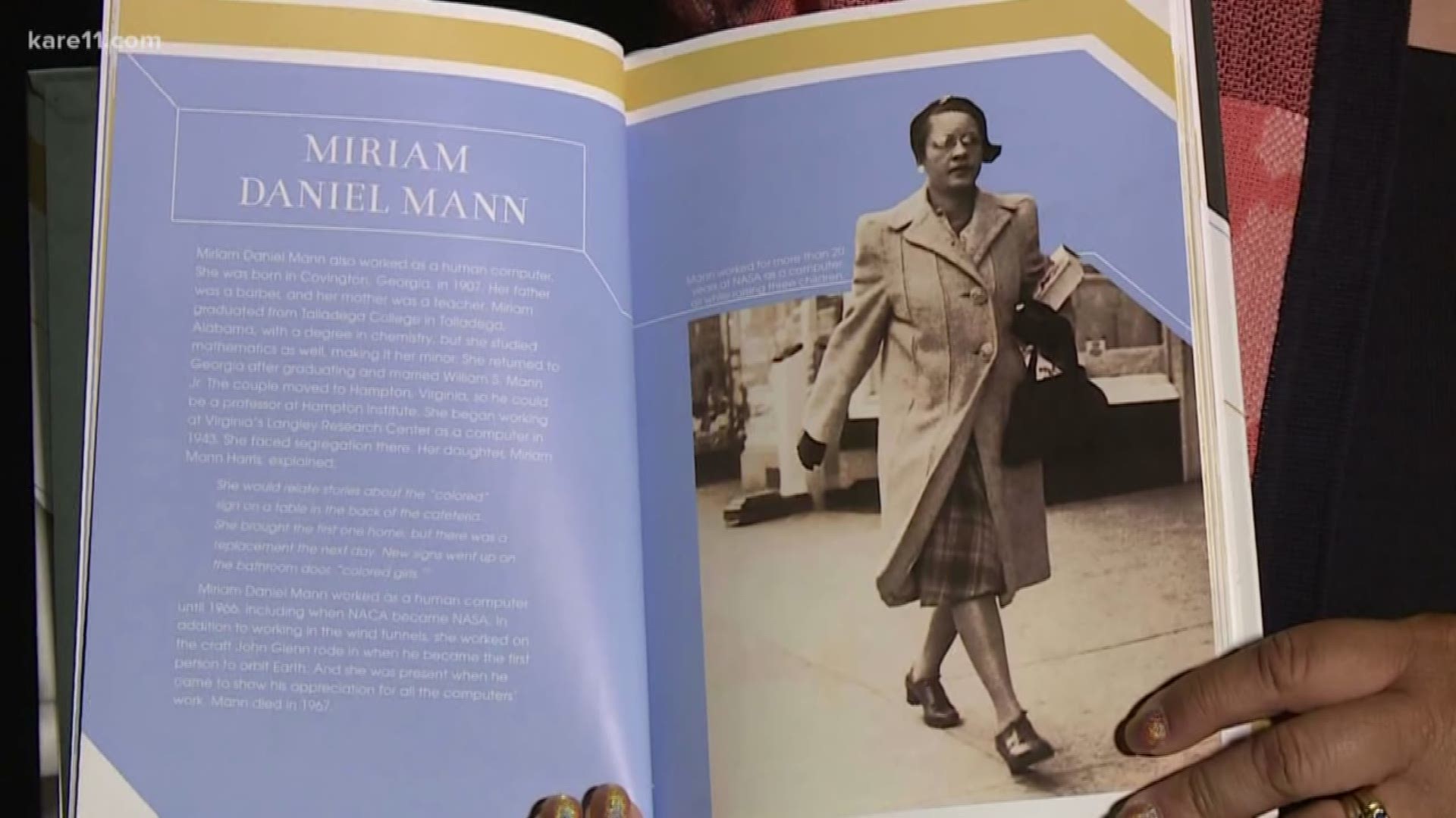 Miriam Daniel Mann was one of 11 African American women mathematicians responsible for helping John Glenn get to orbit - which paved the way for NASA's moon landing.