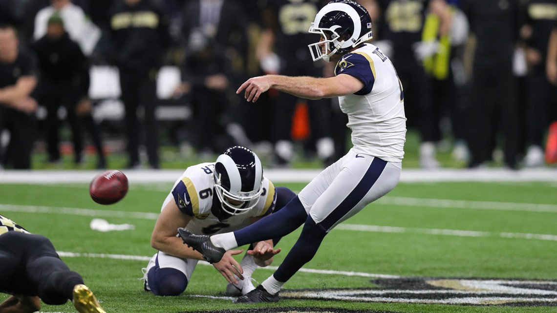 NFC: Los Angeles Rams beat New Orleans Saints on Zuerlein's field goal