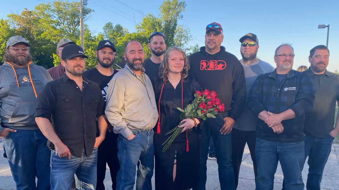 High school graduate's 'fill-in dads' step up during father's deployment - Vimarsana News