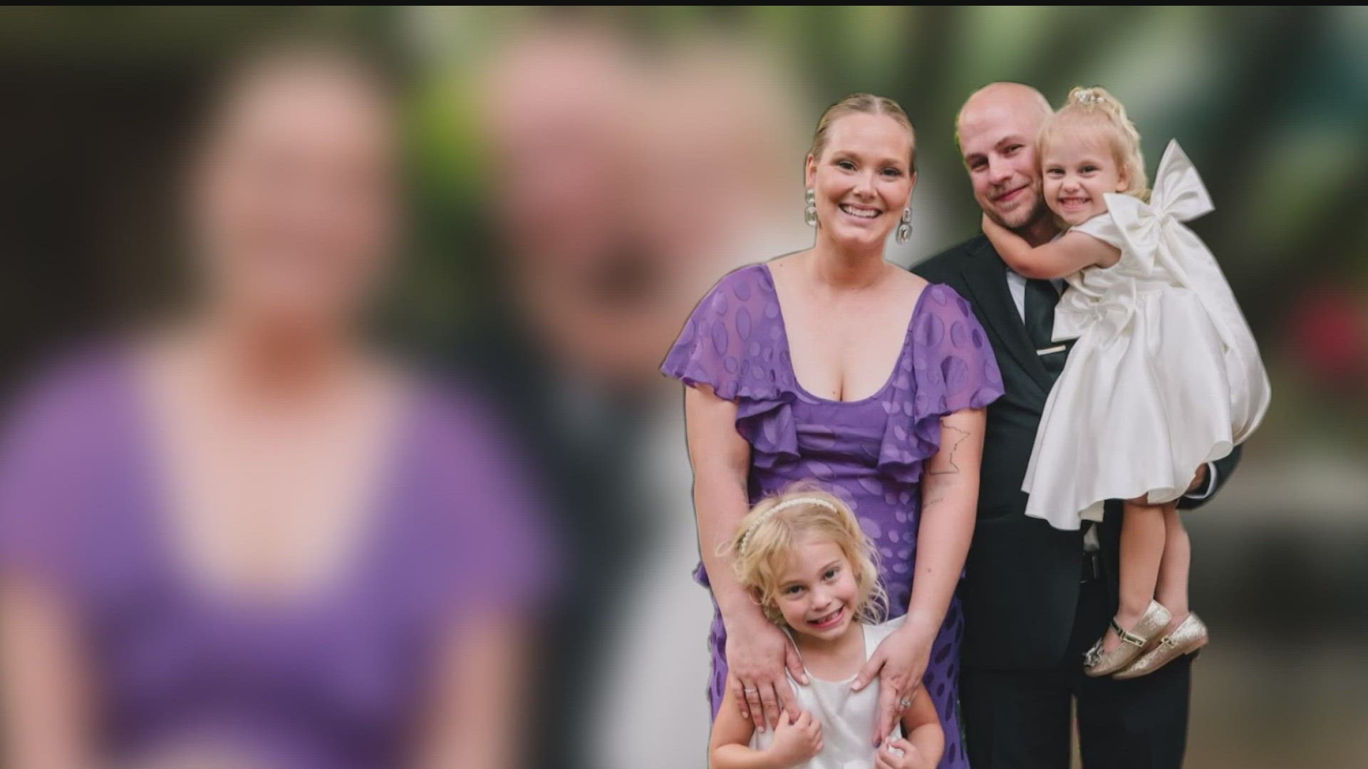 A speeding driver killed Emily Gerding last month in Robbinsdale and injured her husband, John.