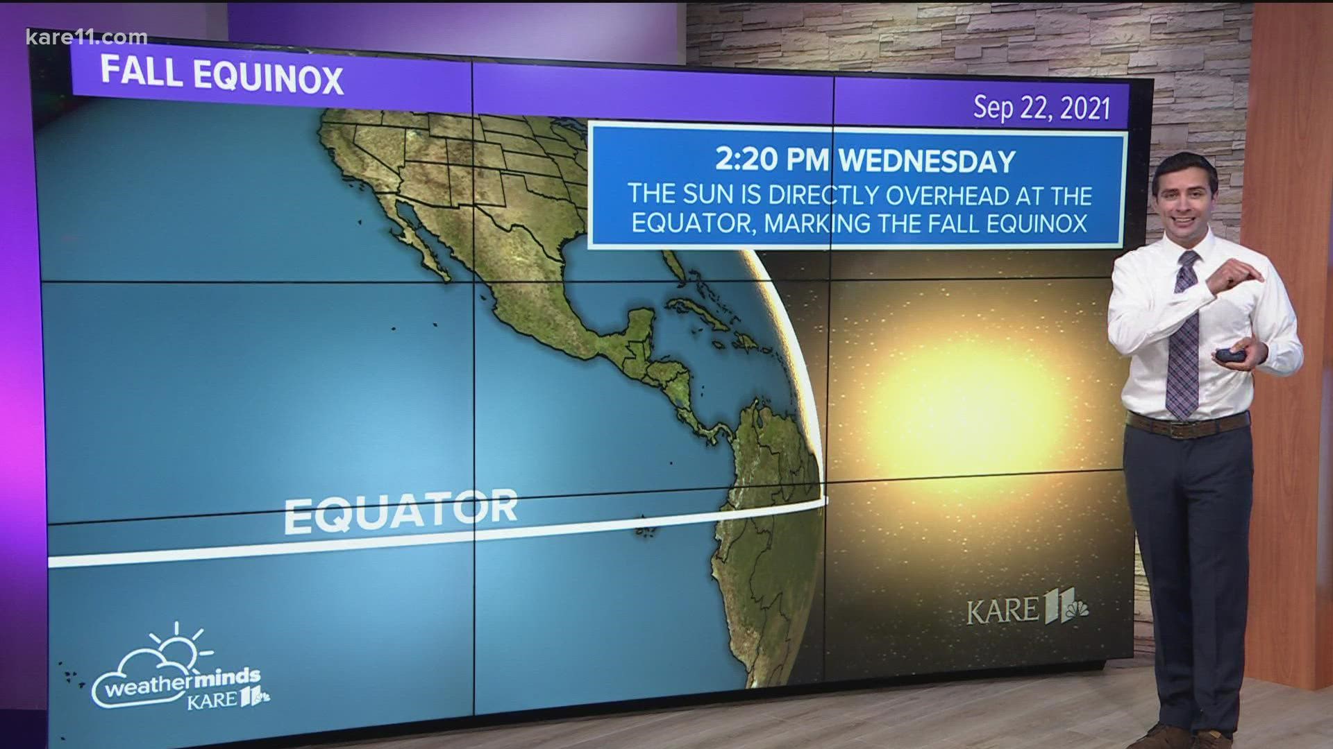 KARE 11 Meteorologist Ben Dery explains phenomena surrounding the Fall Equinox.