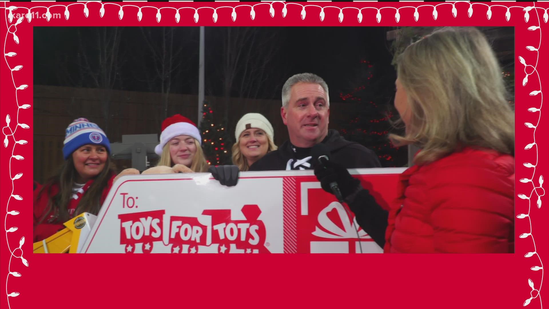 Thanks to everyone who's donating to the Toys for Tots campaign in 2021! 

Find out more about how you can help at http://www.kare11.com/toysfortots.