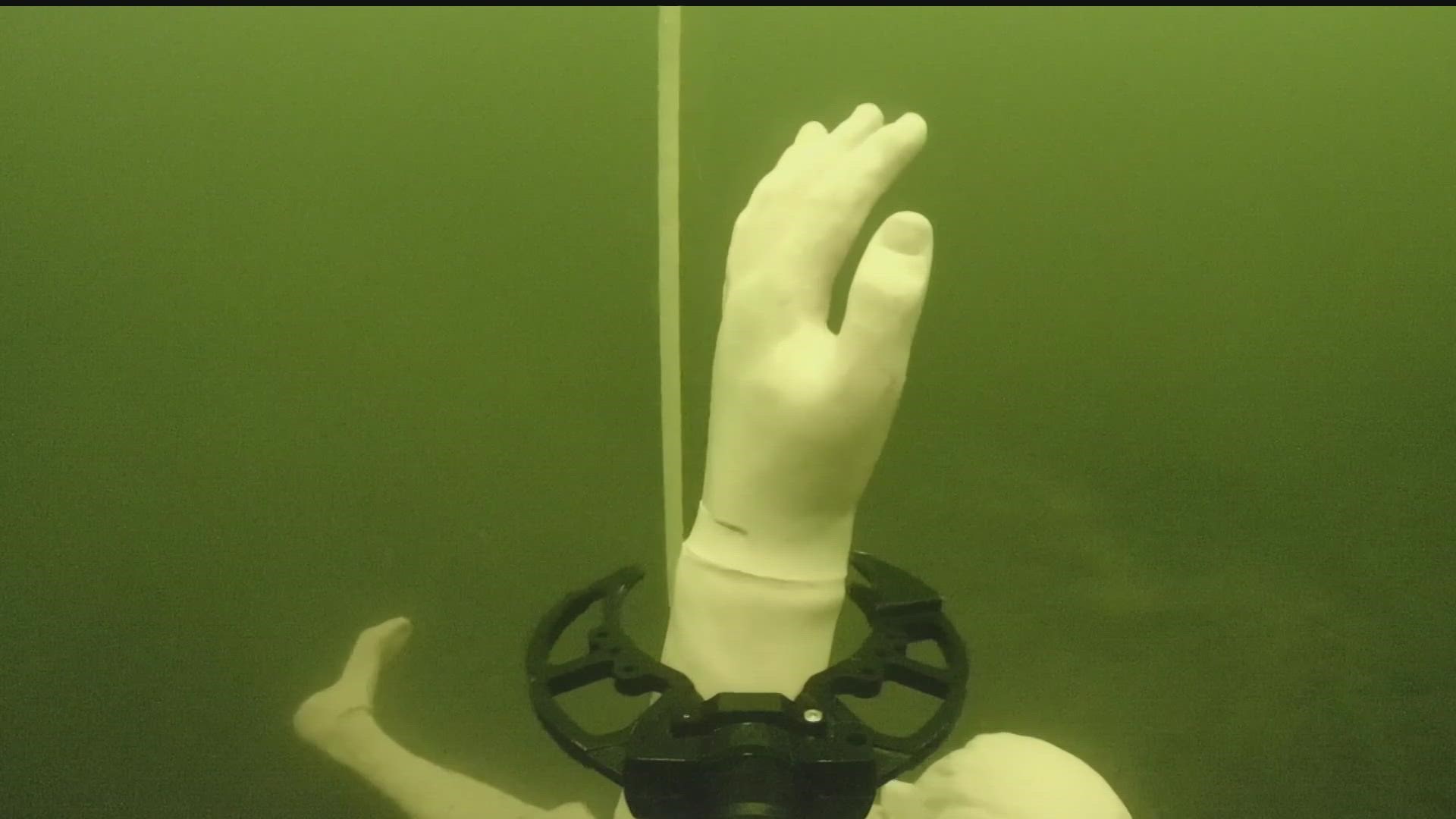 The tool, which cost around $40,000, can be thought of as a water drone.